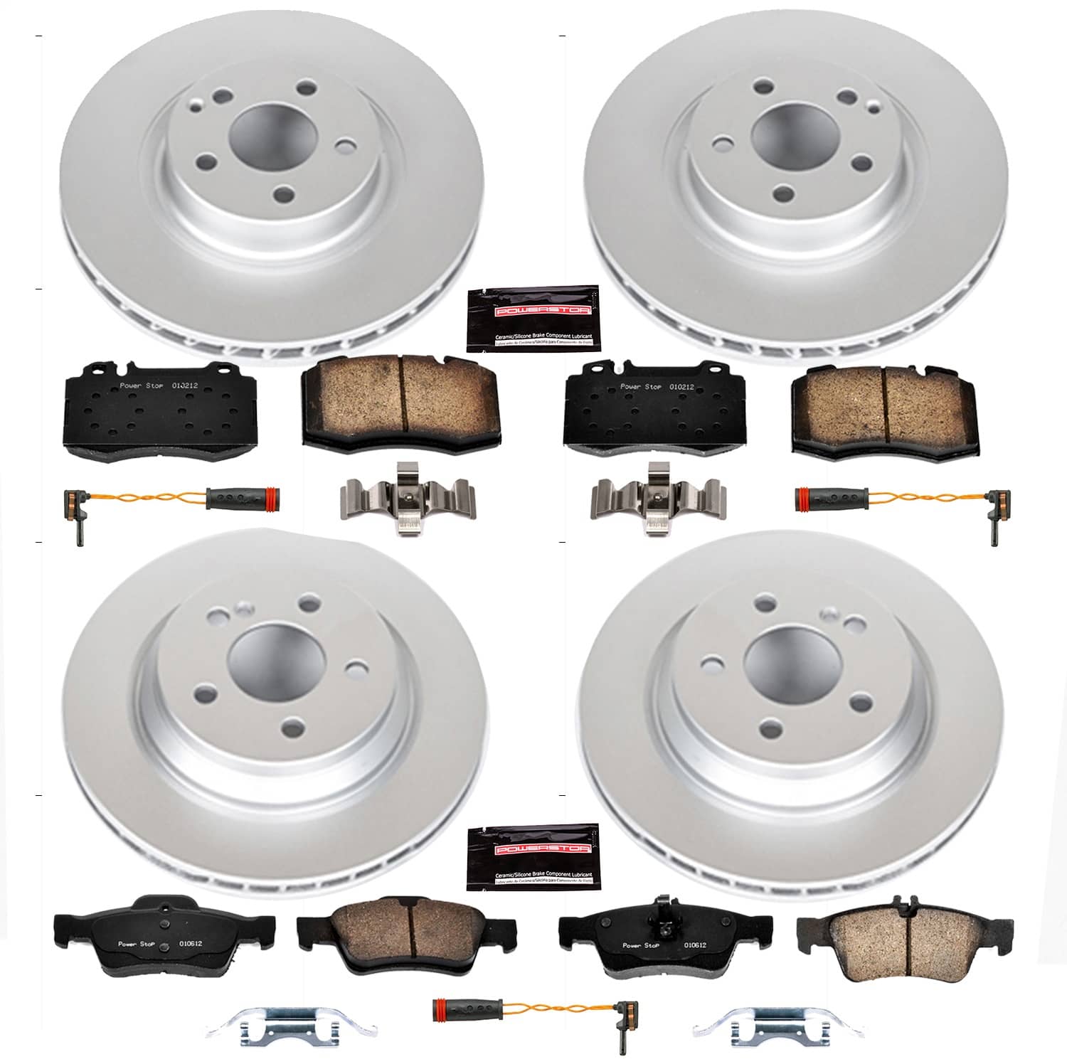 Power Stop - CRK6751 - Front and Rear - Disc Brake Pad and Rotor Kit