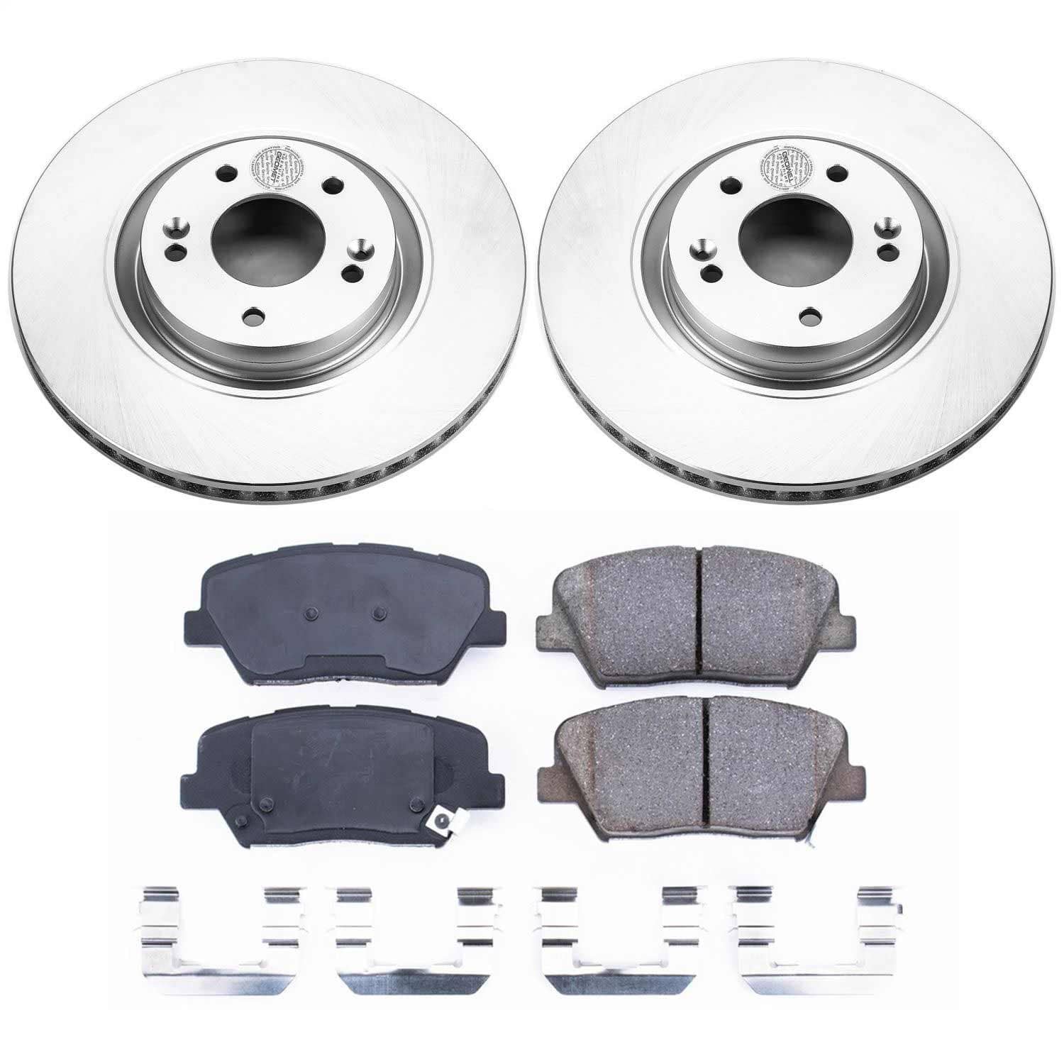 Power Stop - CRK6764 - Front - Disc Brake Pad and Rotor Kit