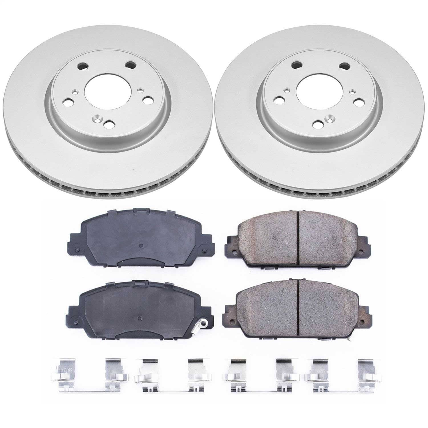 Power Stop - CRK6777 - Front - Disc Brake Pad and Rotor Kit