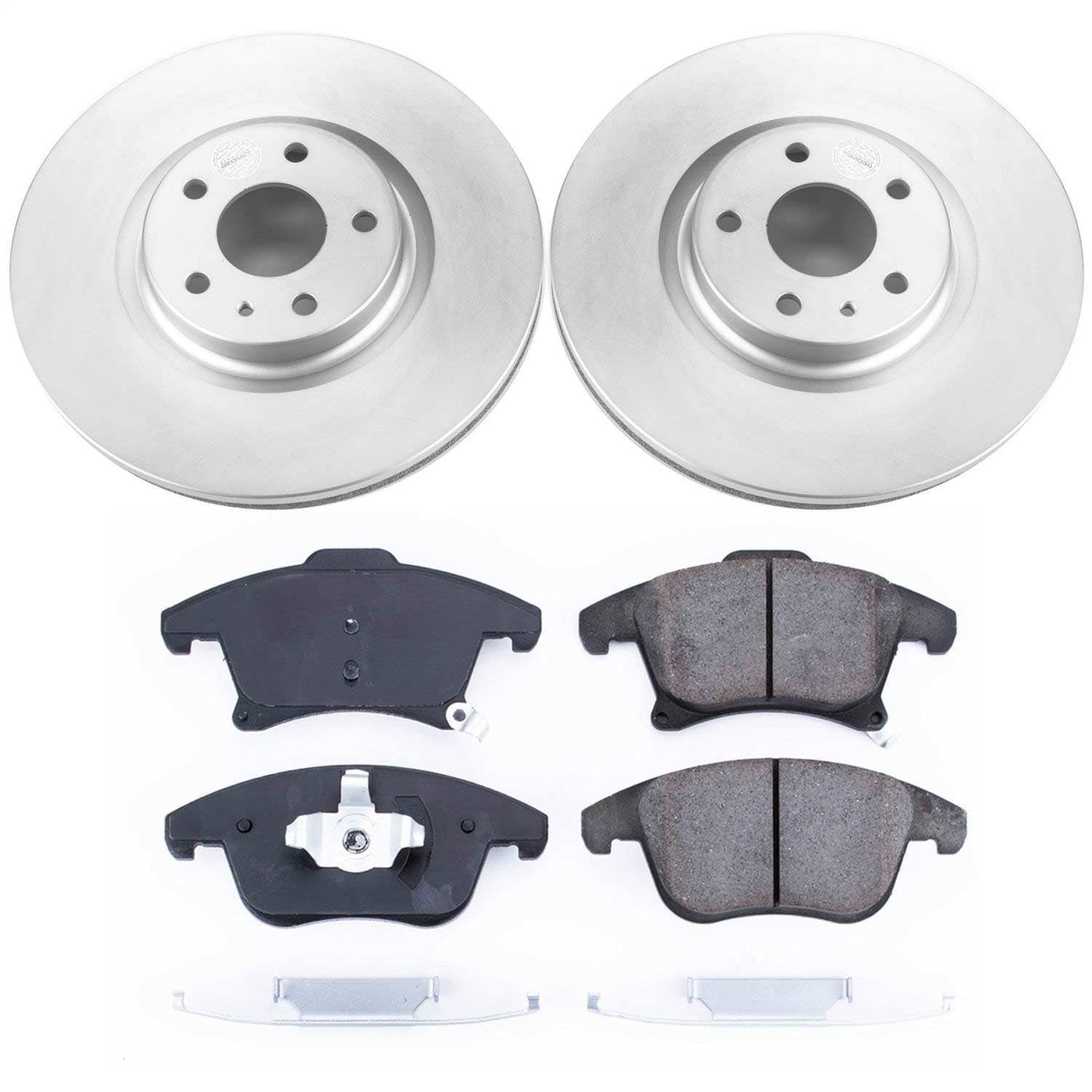 Power Stop - CRK6816 - Front - Disc Brake Pad and Rotor Kit