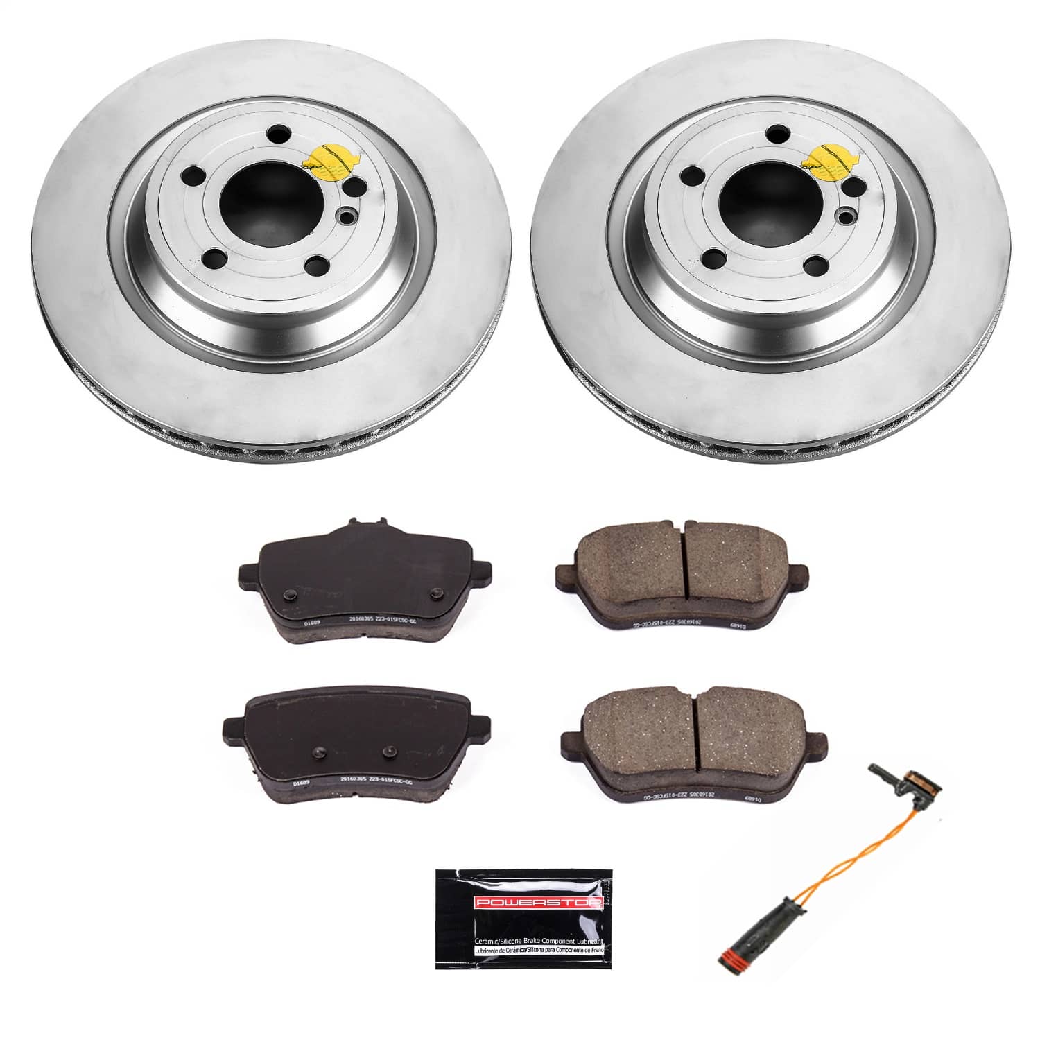 Power Stop - CRK6904 - Rear - Disc Brake Pad and Rotor Kit