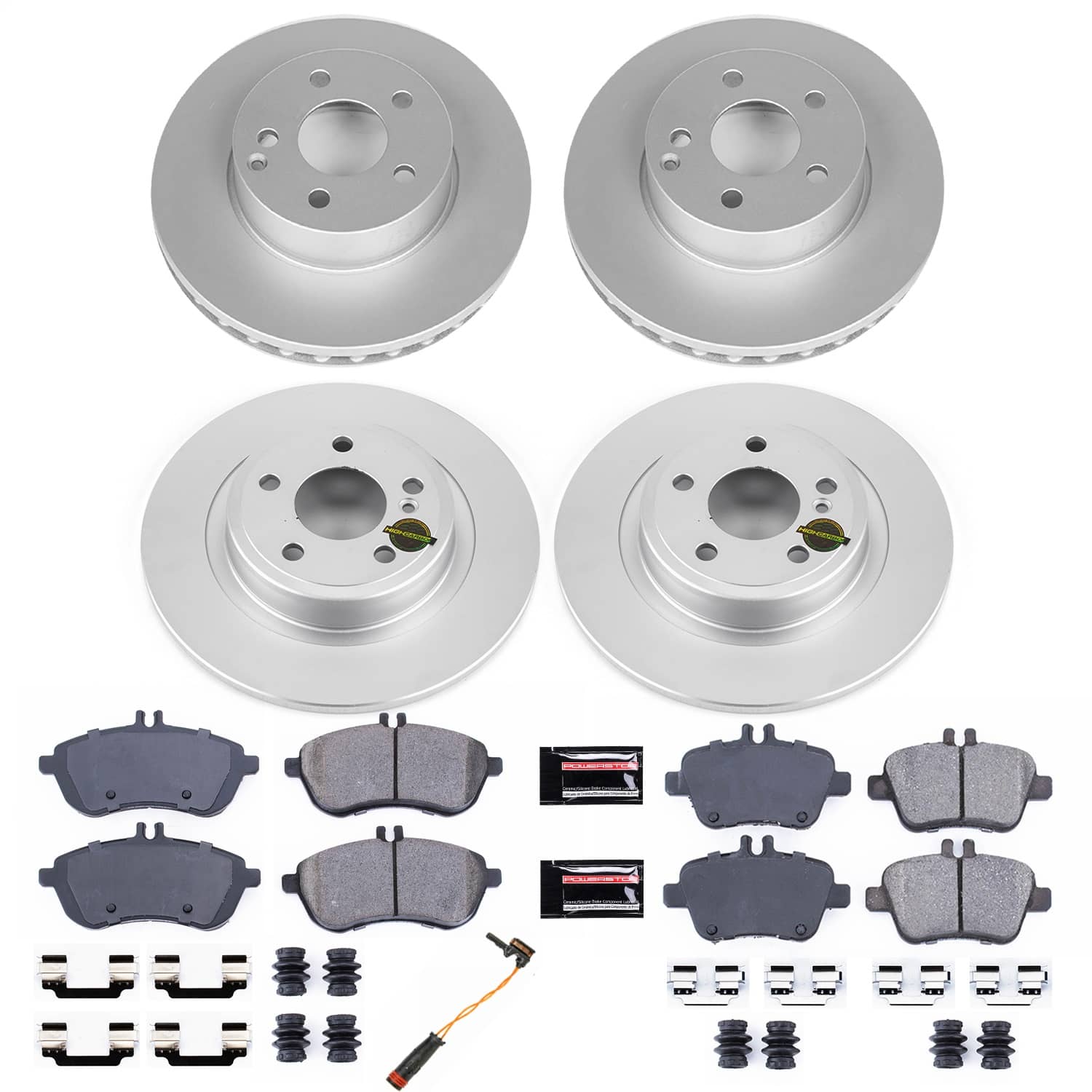 Power Stop - CRK6926 - Front and Rear - Disc Brake Pad and Rotor Kit
