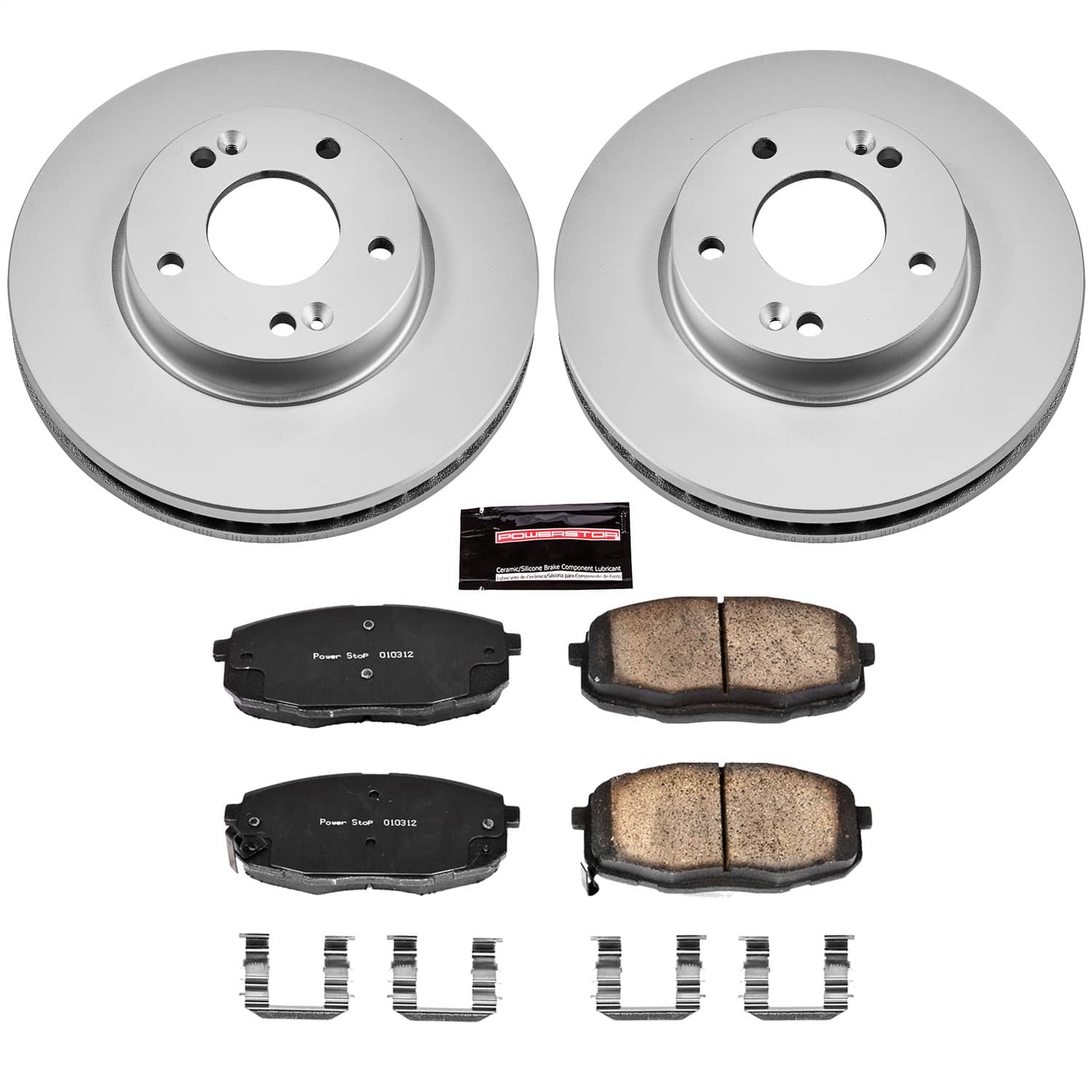 Power Stop - CRK6946 - Front - Disc Brake Pad and Rotor Kit