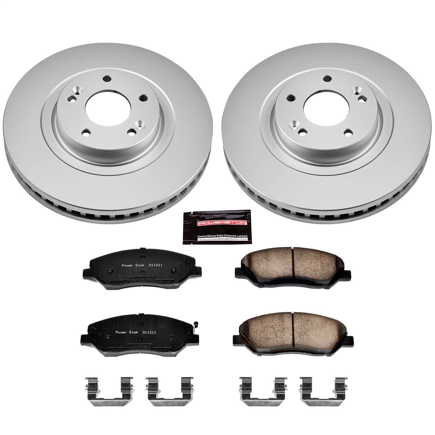 Power Stop - CRK6951 - Front - Disc Brake Pad and Rotor Kit
