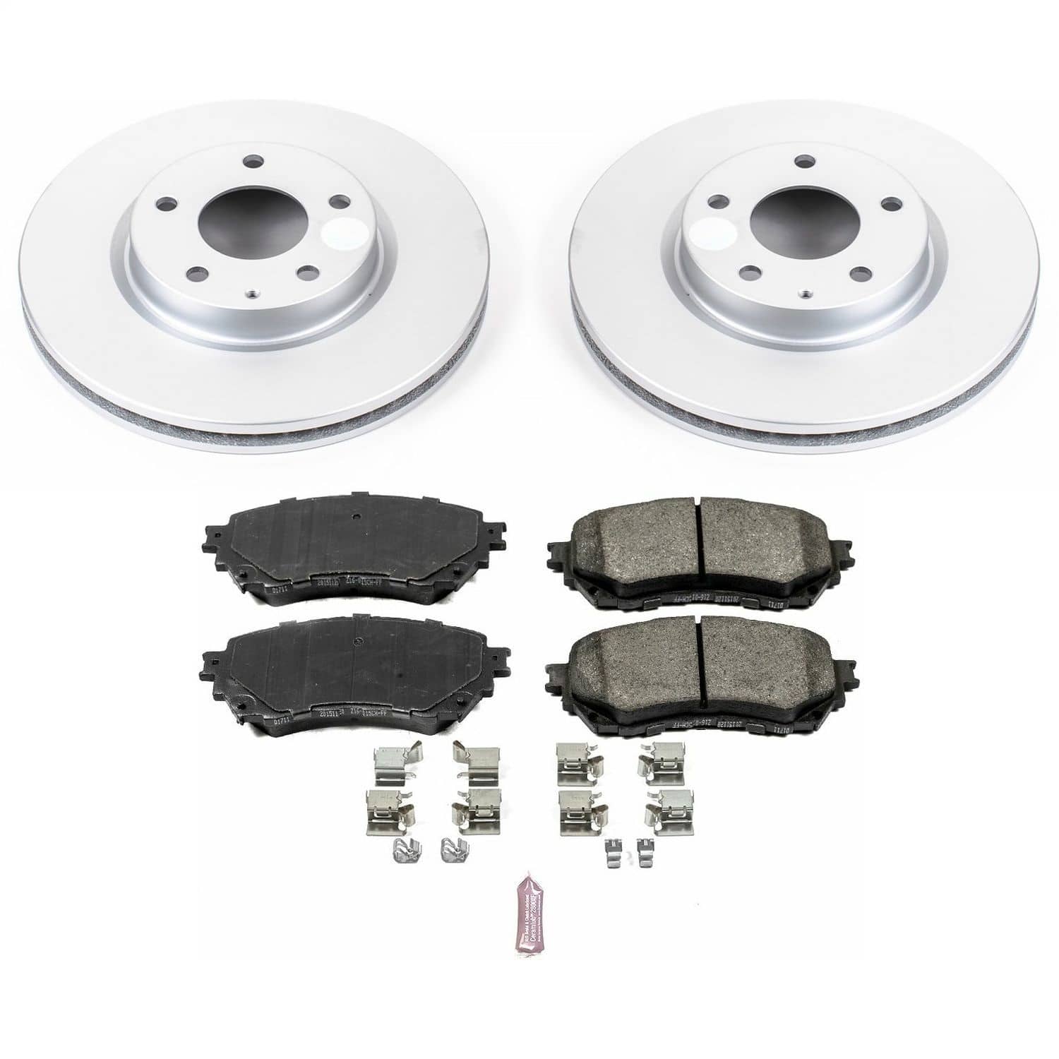 Power Stop - CRK6968 - Front - Disc Brake Pad and Rotor Kit