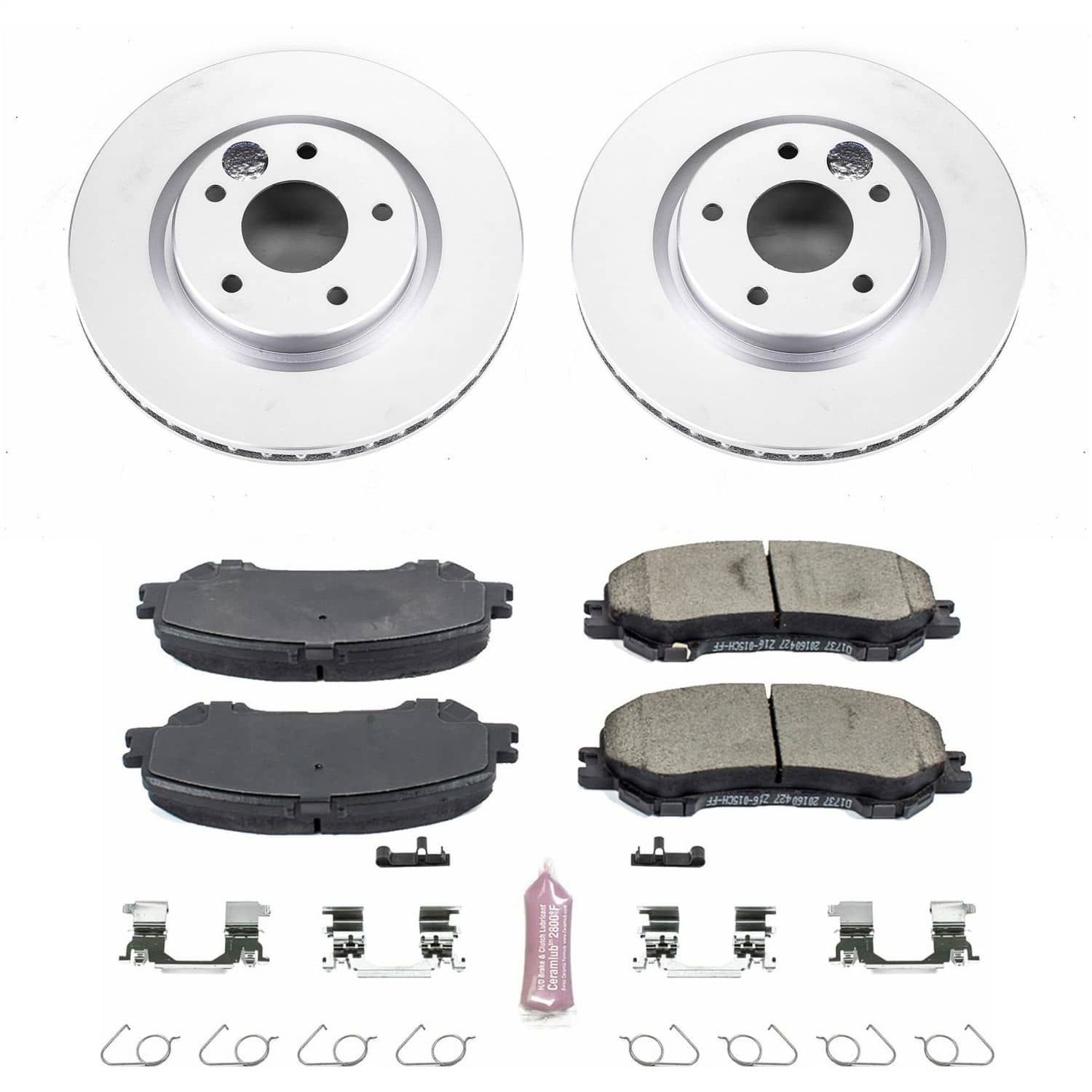Power Stop - CRK7036 - Front - Disc Brake Pad and Rotor Kit