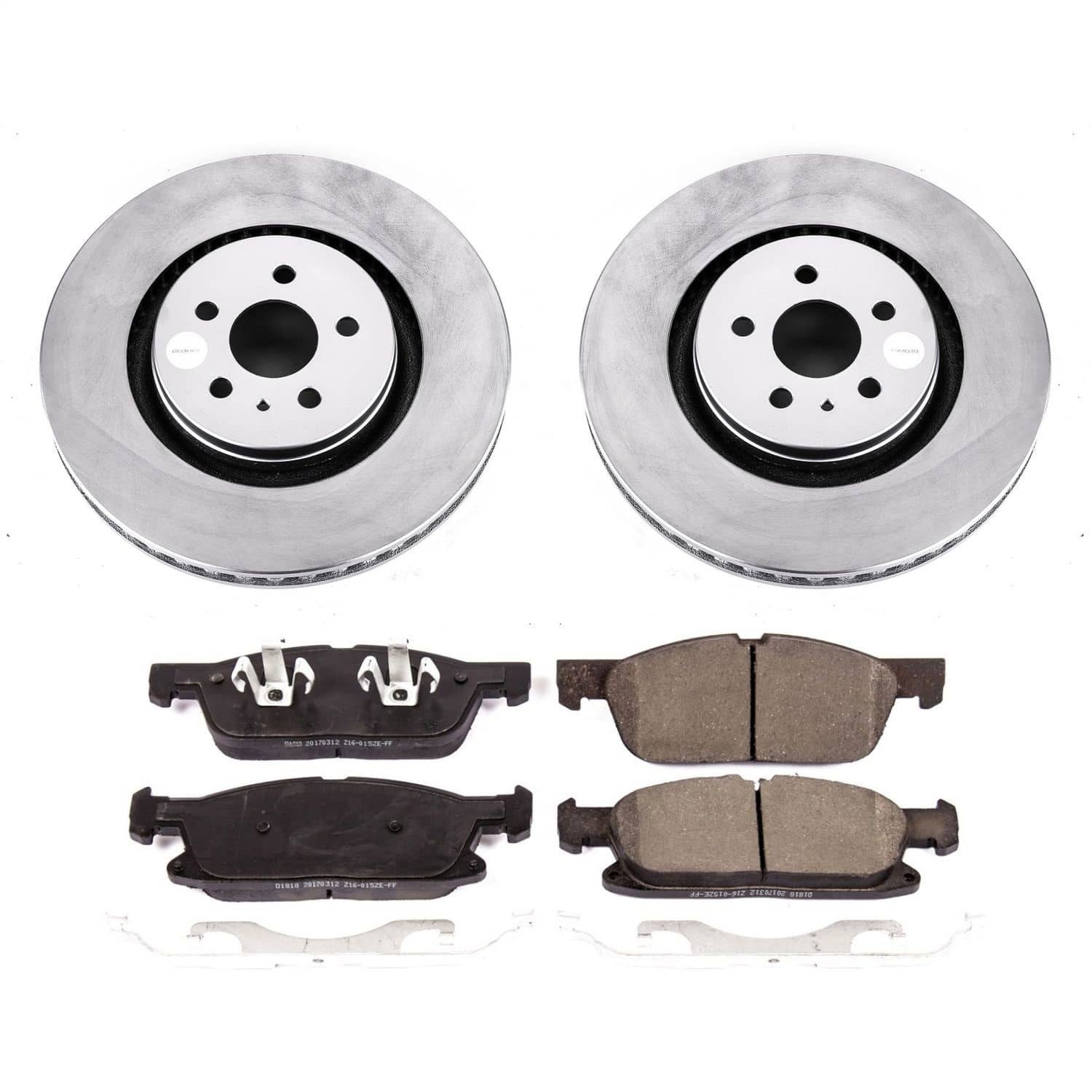 Power Stop - CRK7143 - Front - Disc Brake Pad and Rotor Kit
