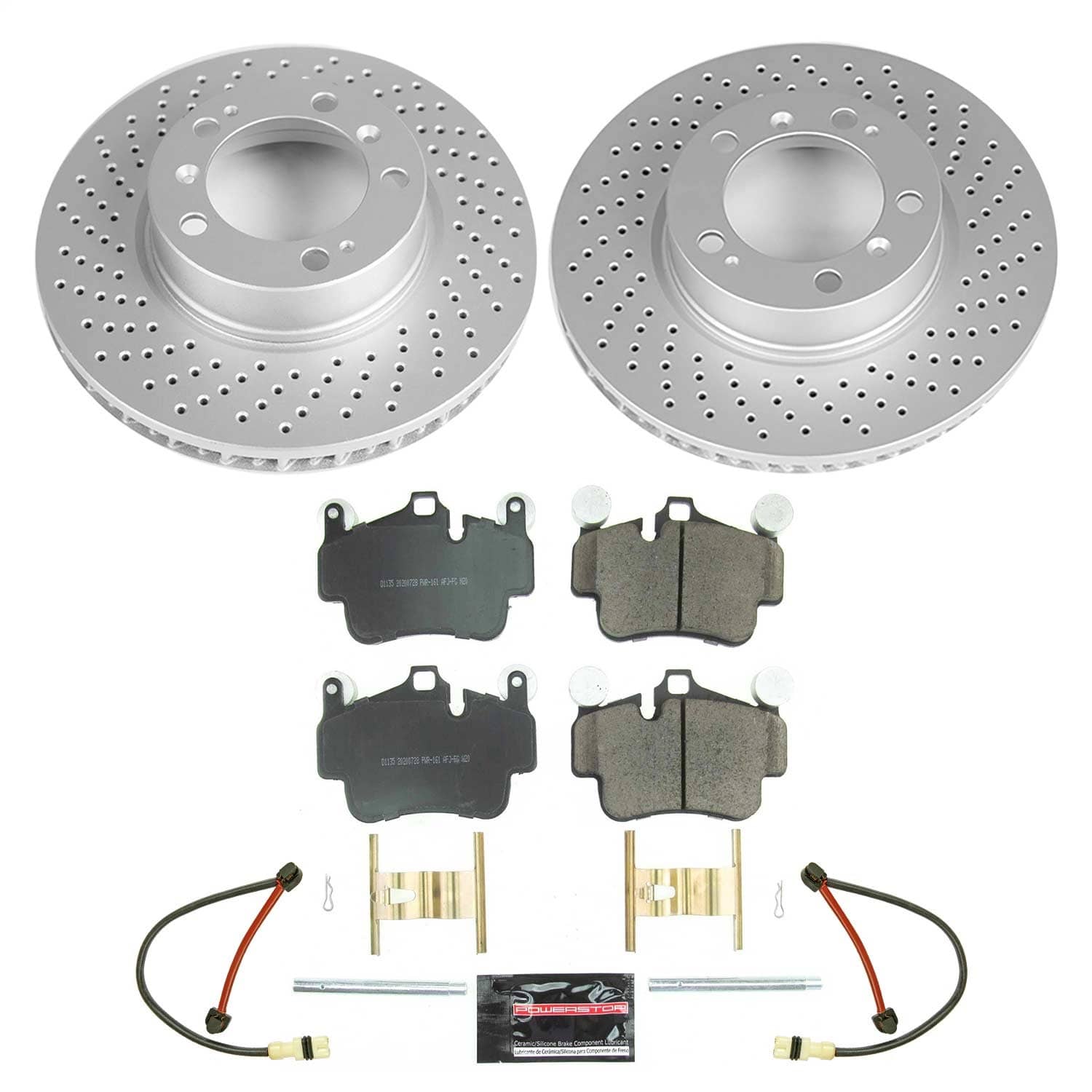 Power Stop - CRK7194 - Front - Disc Brake Pad and Rotor Kit