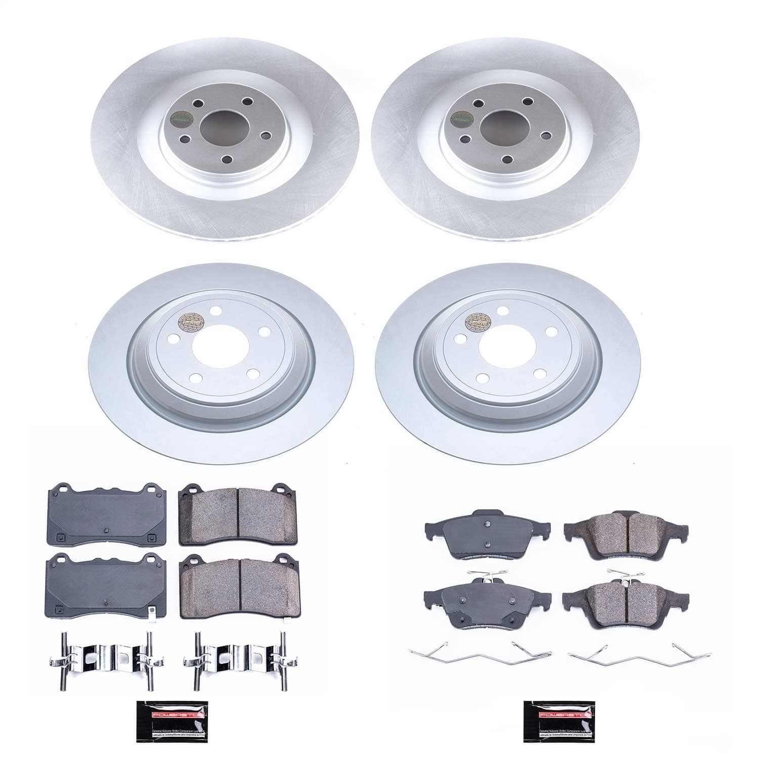 Power Stop - CRK7319 - Front and Rear - Disc Brake Pad and Rotor Kit