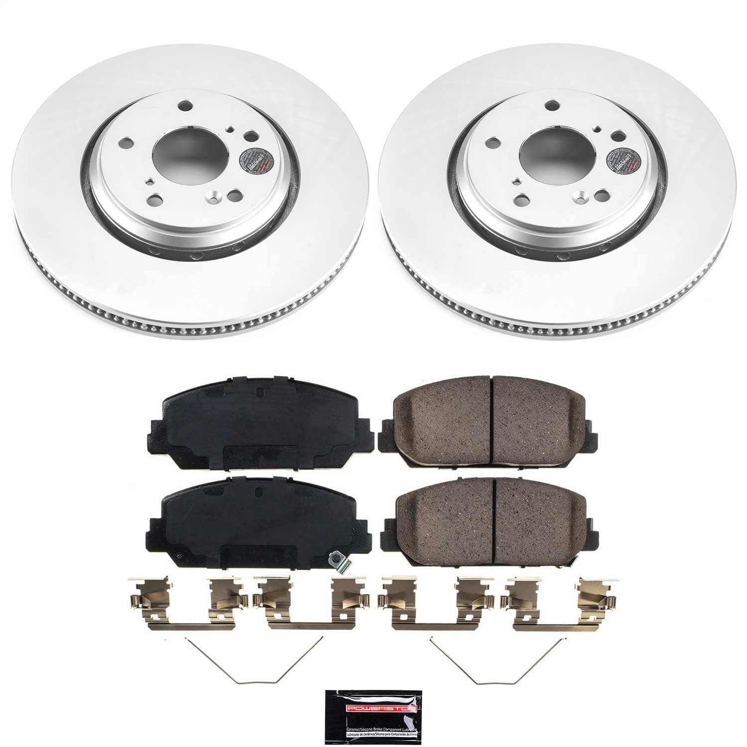 Power Stop - CRK7347 - Front - Disc Brake Pad and Rotor Kit