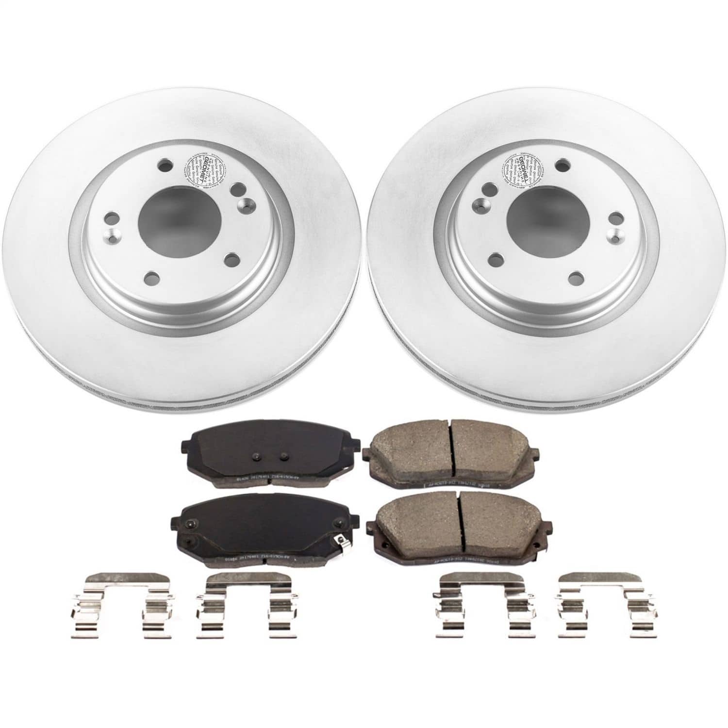 Power Stop - CRK7353 - Front - Disc Brake Pad and Rotor Kit