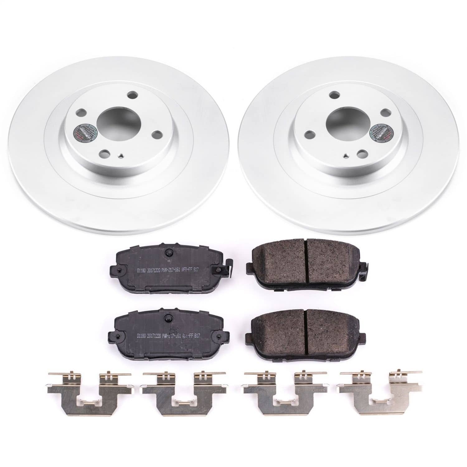 Power Stop - CRK7362 - Rear - Disc Brake Pad and Rotor Kit