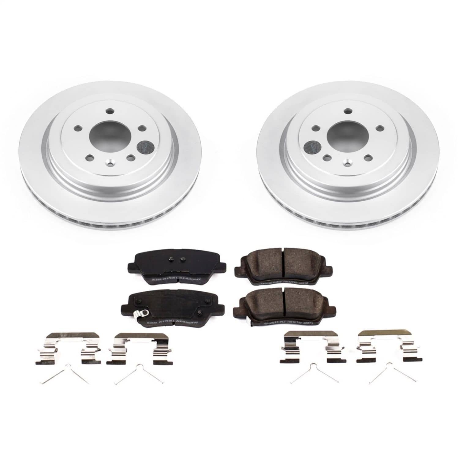Power Stop - CRK7401 - Rear - Disc Brake Pad and Rotor Kit
