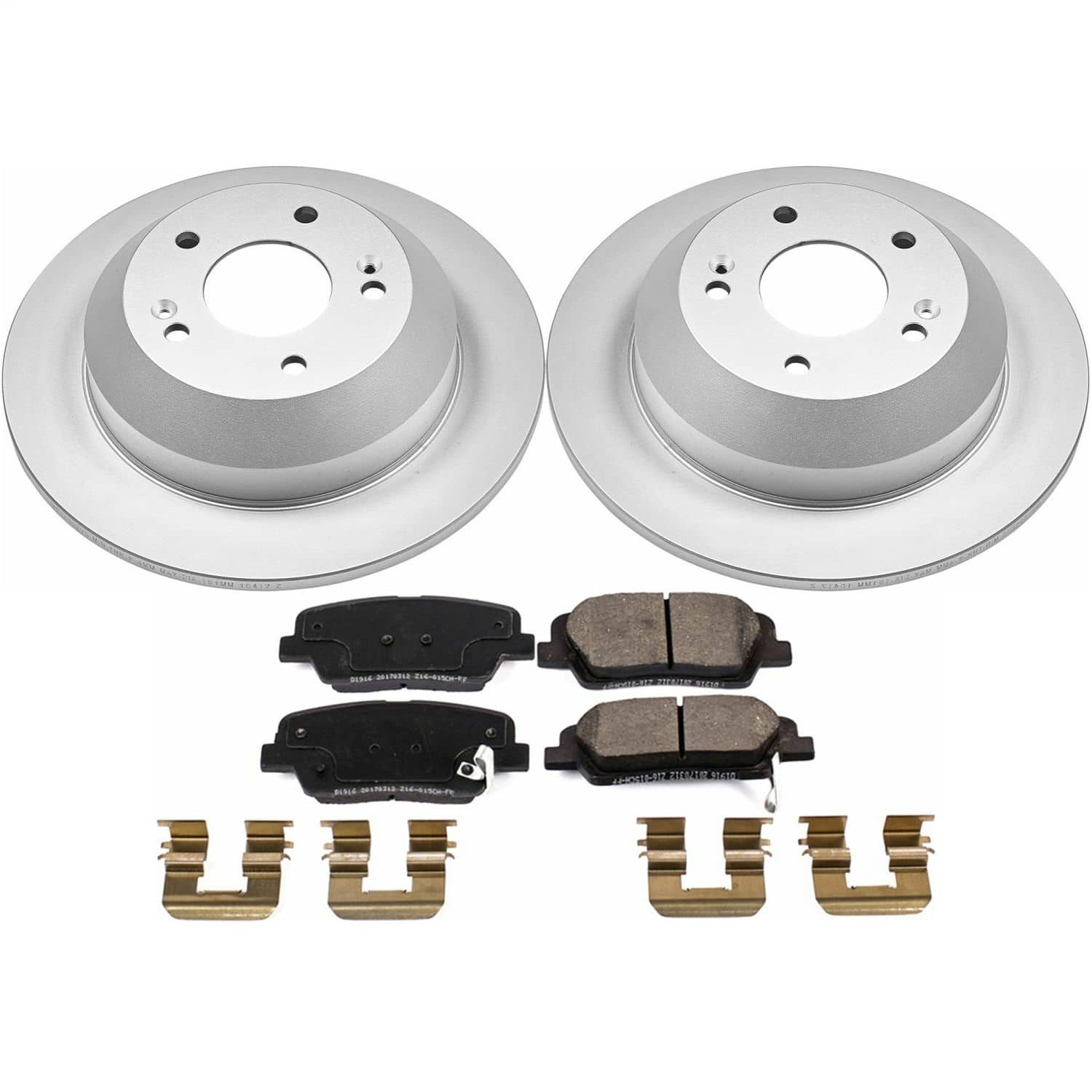 Power Stop - CRK7507 - Rear - Disc Brake Pad and Rotor Kit