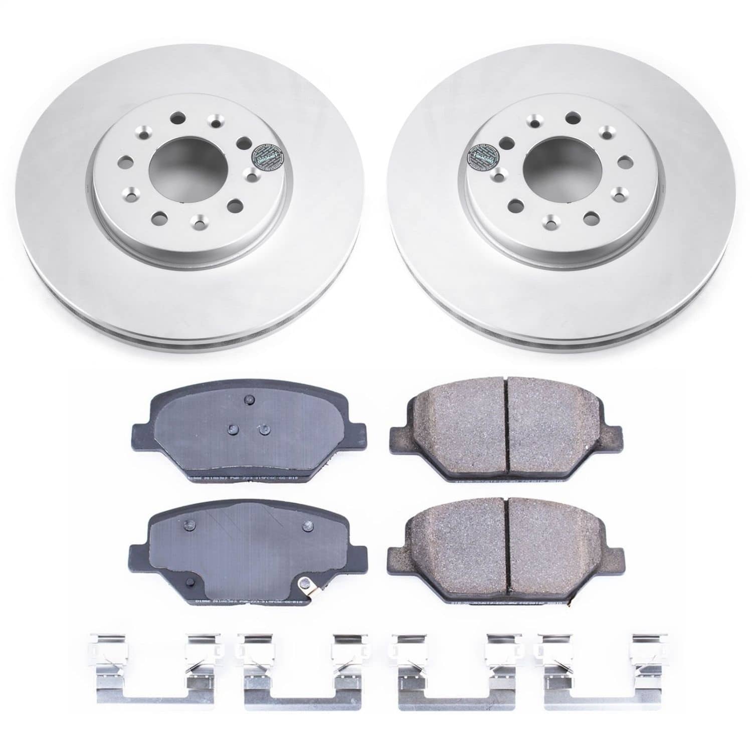 Power Stop - CRK7661 - Front - Disc Brake Pad and Rotor Kit