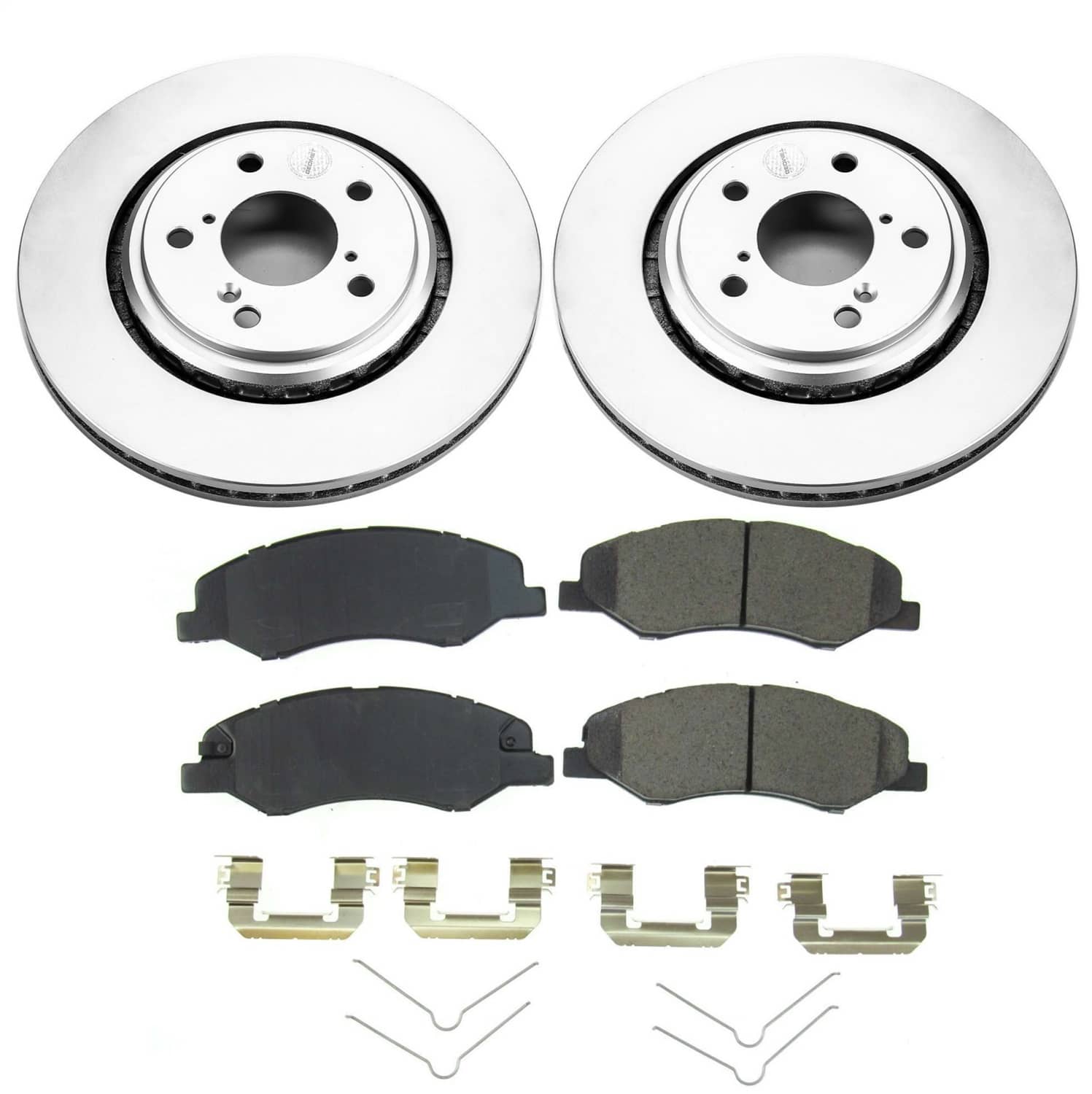 Power Stop - CRK7670 - Front - Disc Brake Pad and Rotor Kit
