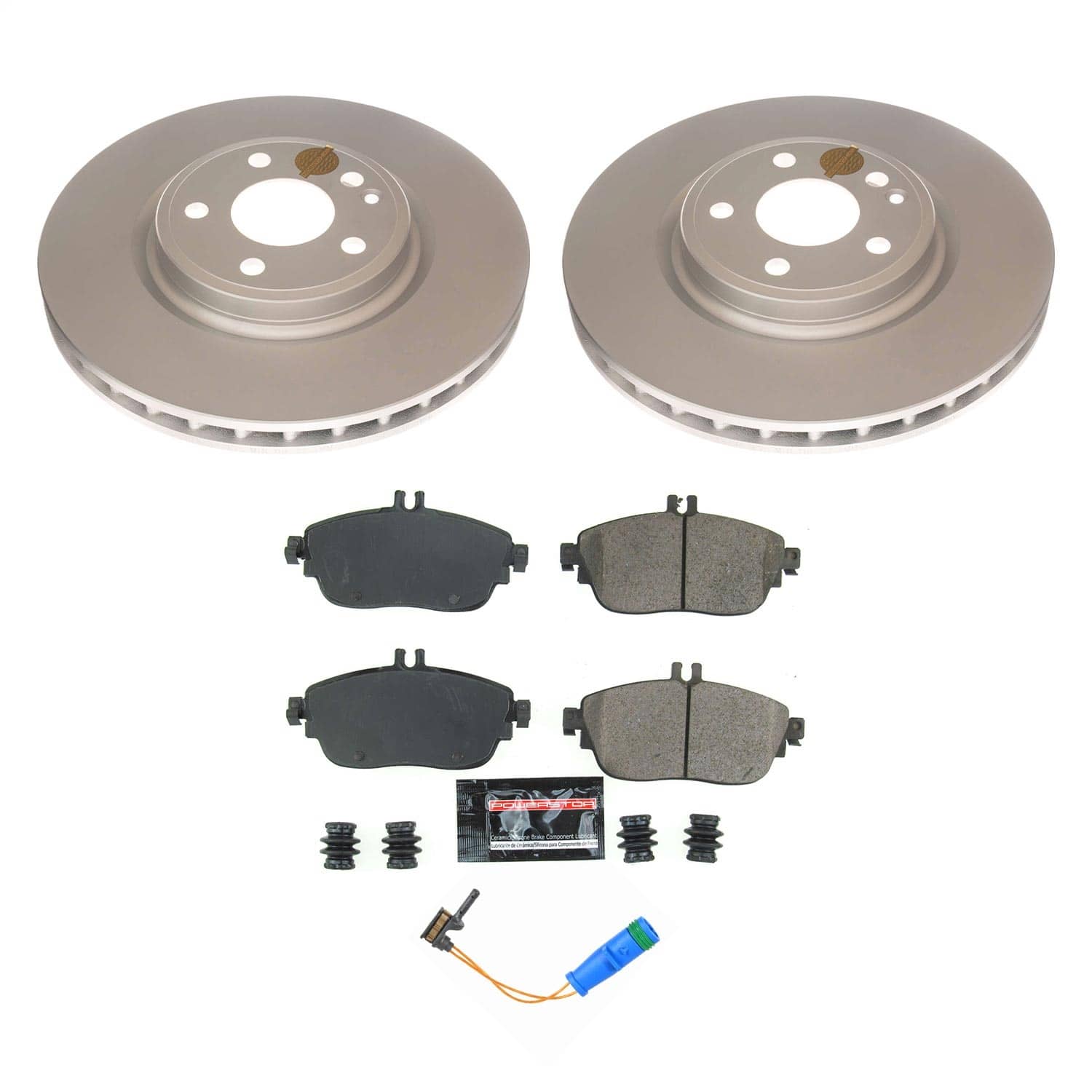 Power Stop - CRK7674 - Front - Disc Brake Pad and Rotor Kit