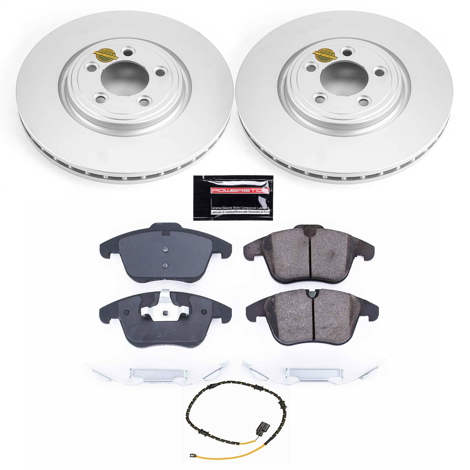 Power Stop - CRK7680 - Front - Disc Brake Pad and Rotor Kit