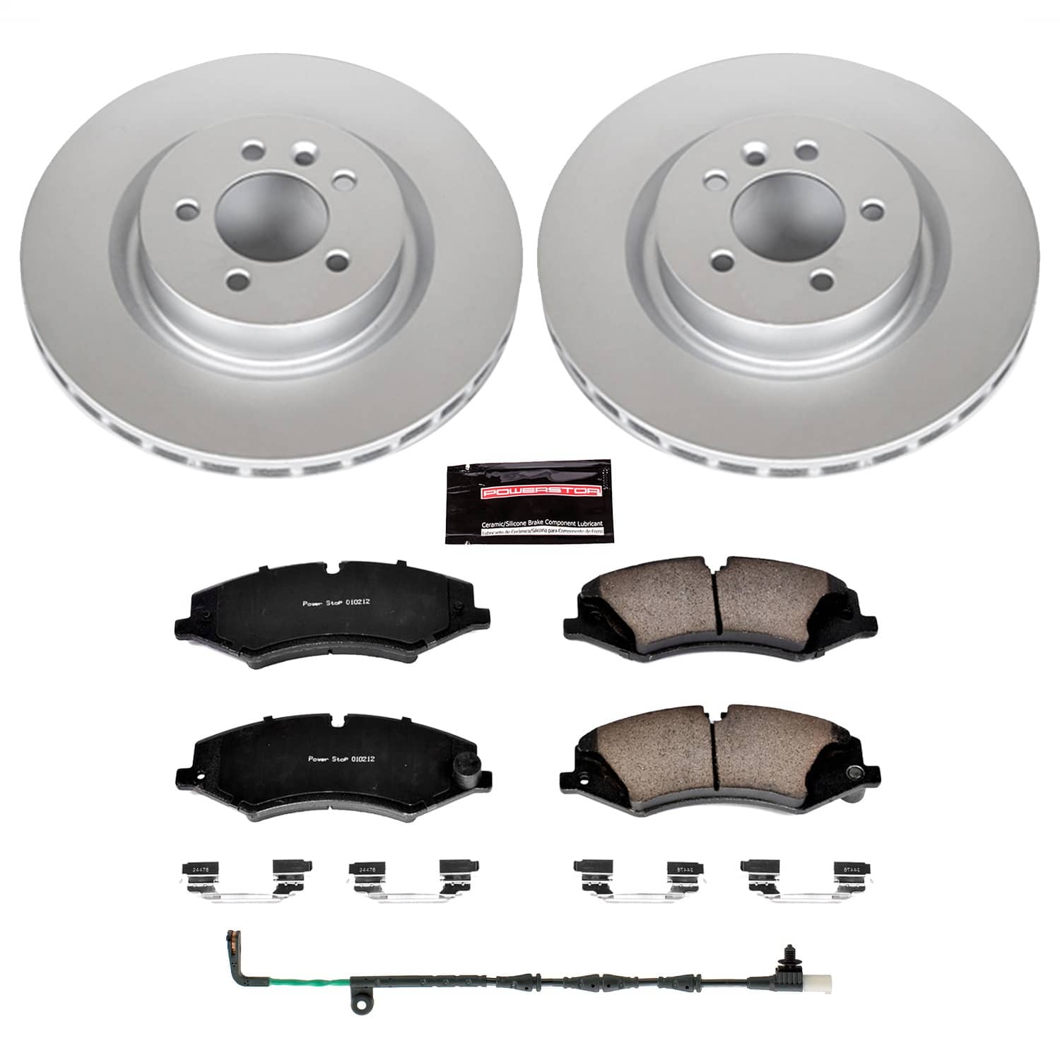 Power Stop - CRK7683 - Front - Disc Brake Pad and Rotor Kit