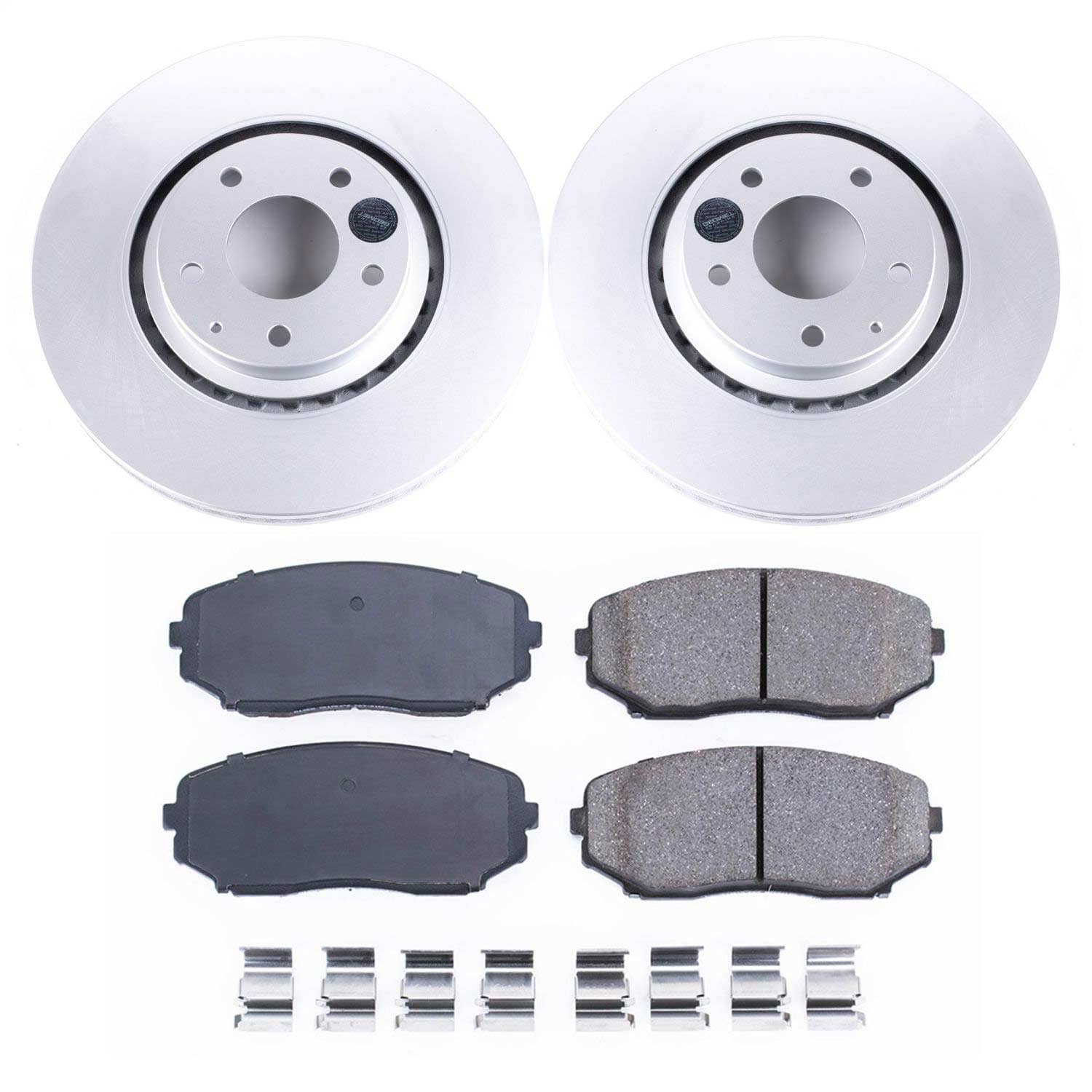 Power Stop - CRK7690 - Front - Disc Brake Pad and Rotor Kit