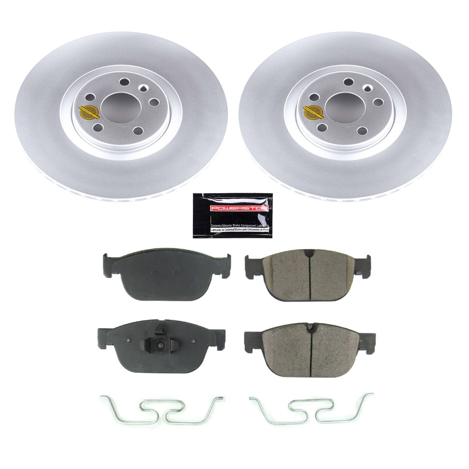 Power Stop - CRK7703 - Front - Disc Brake Pad and Rotor Kit