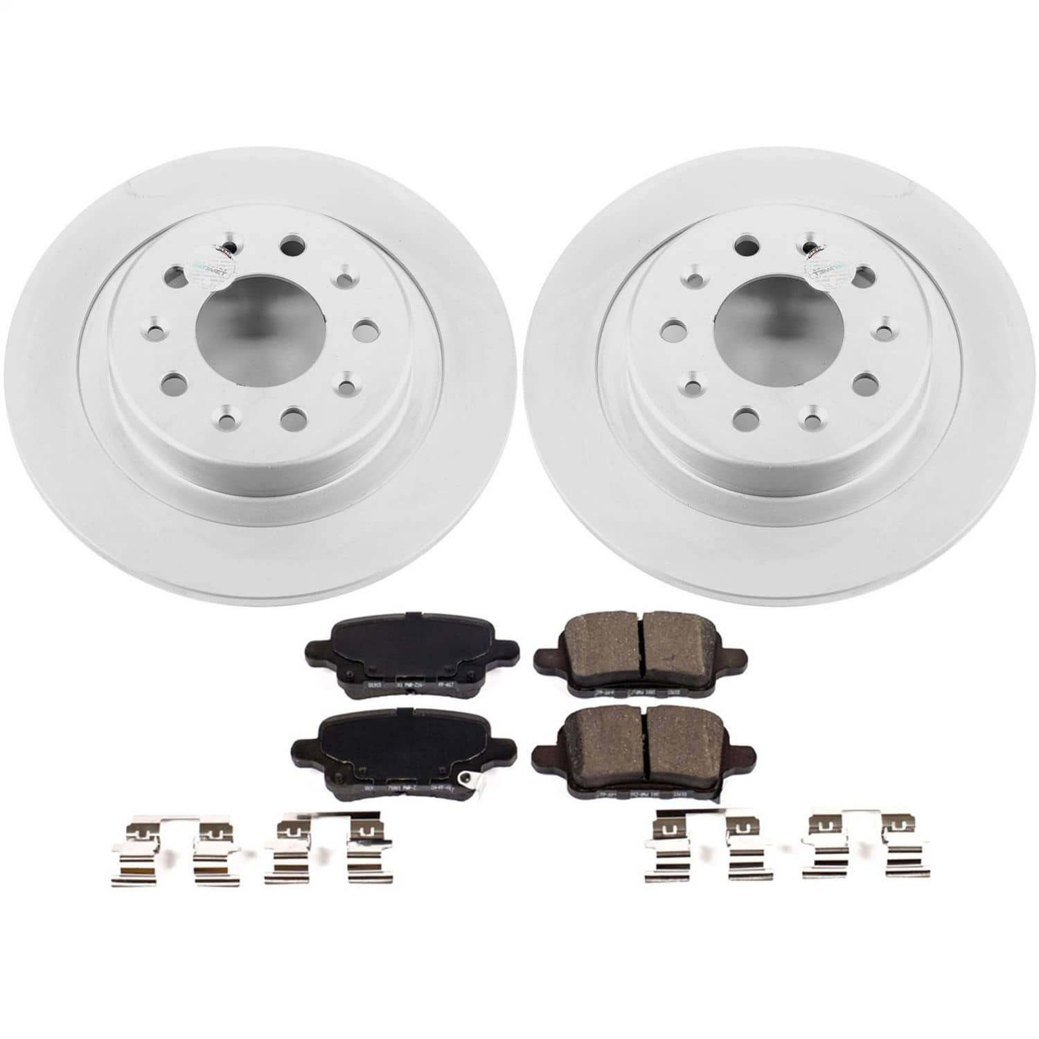 Power Stop - CRK7721 - Rear - Disc Brake Pad and Rotor Kit