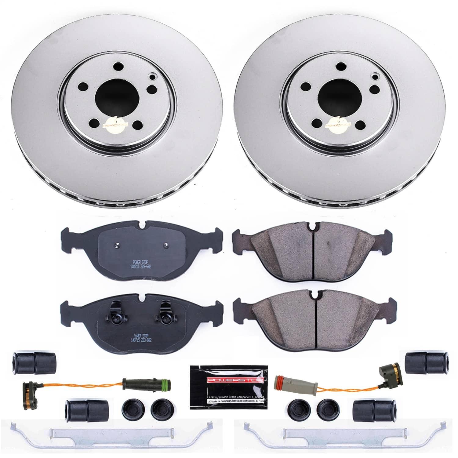 Power Stop - CRK7769 - Front - Disc Brake Pad and Rotor Kit