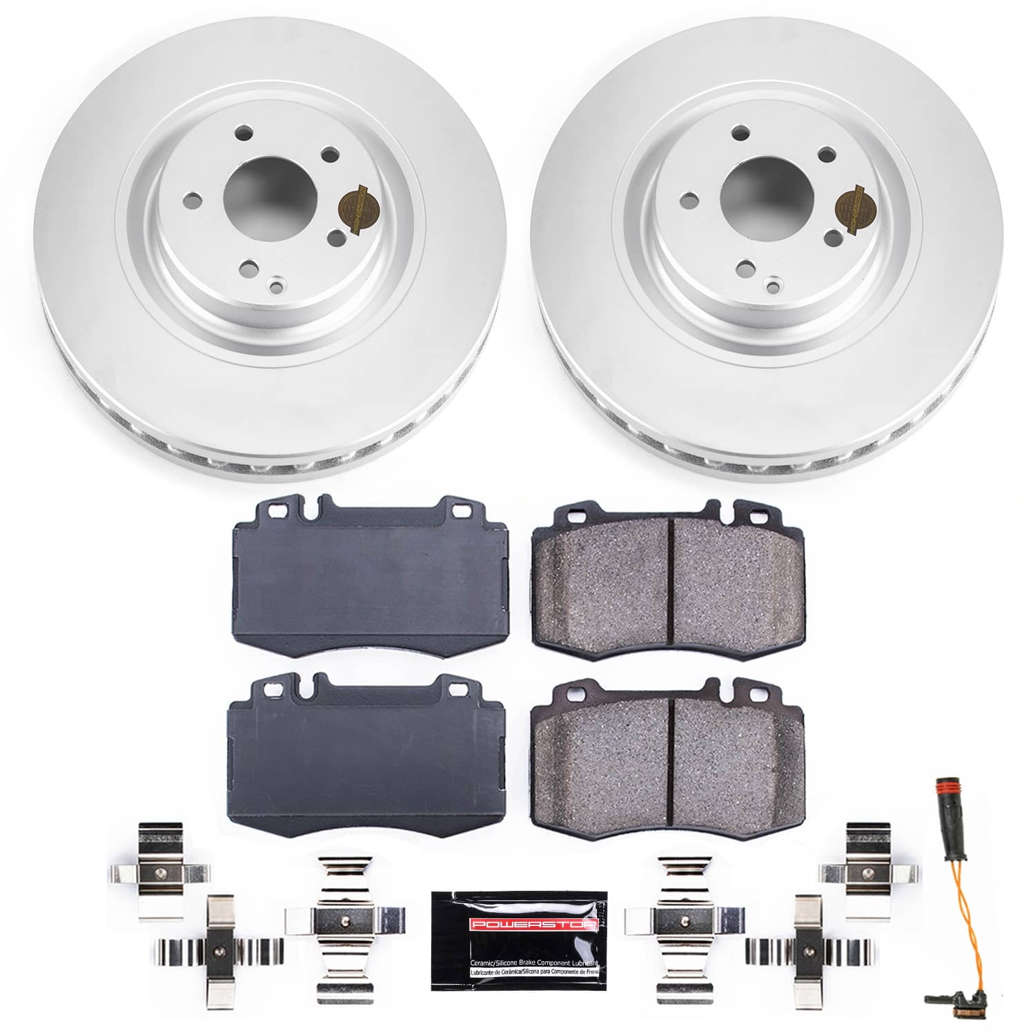Power Stop - CRK7788 - Front - Disc Brake Pad and Rotor Kit
