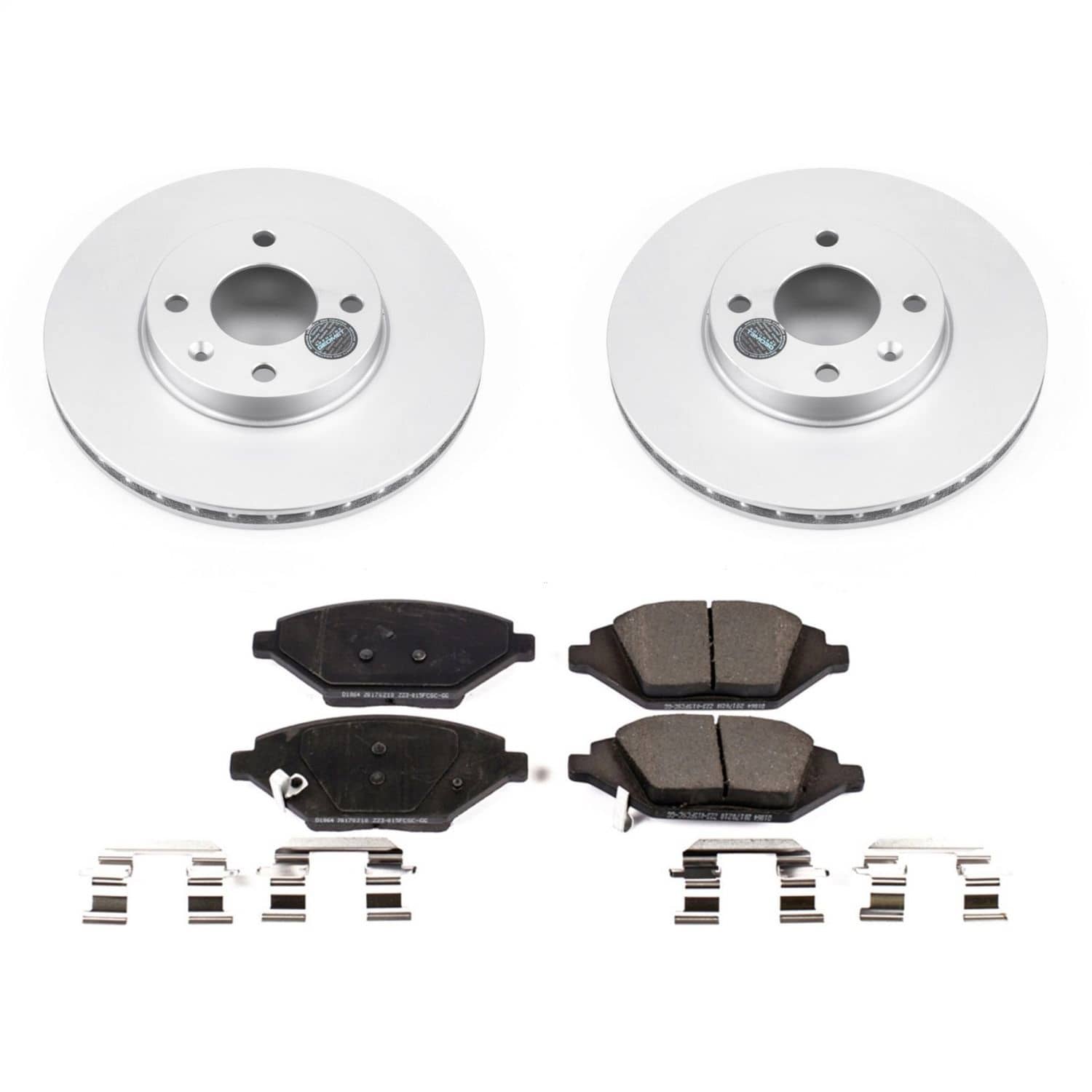 Power Stop - CRK7844 - Front - Disc Brake Pad and Rotor Kit