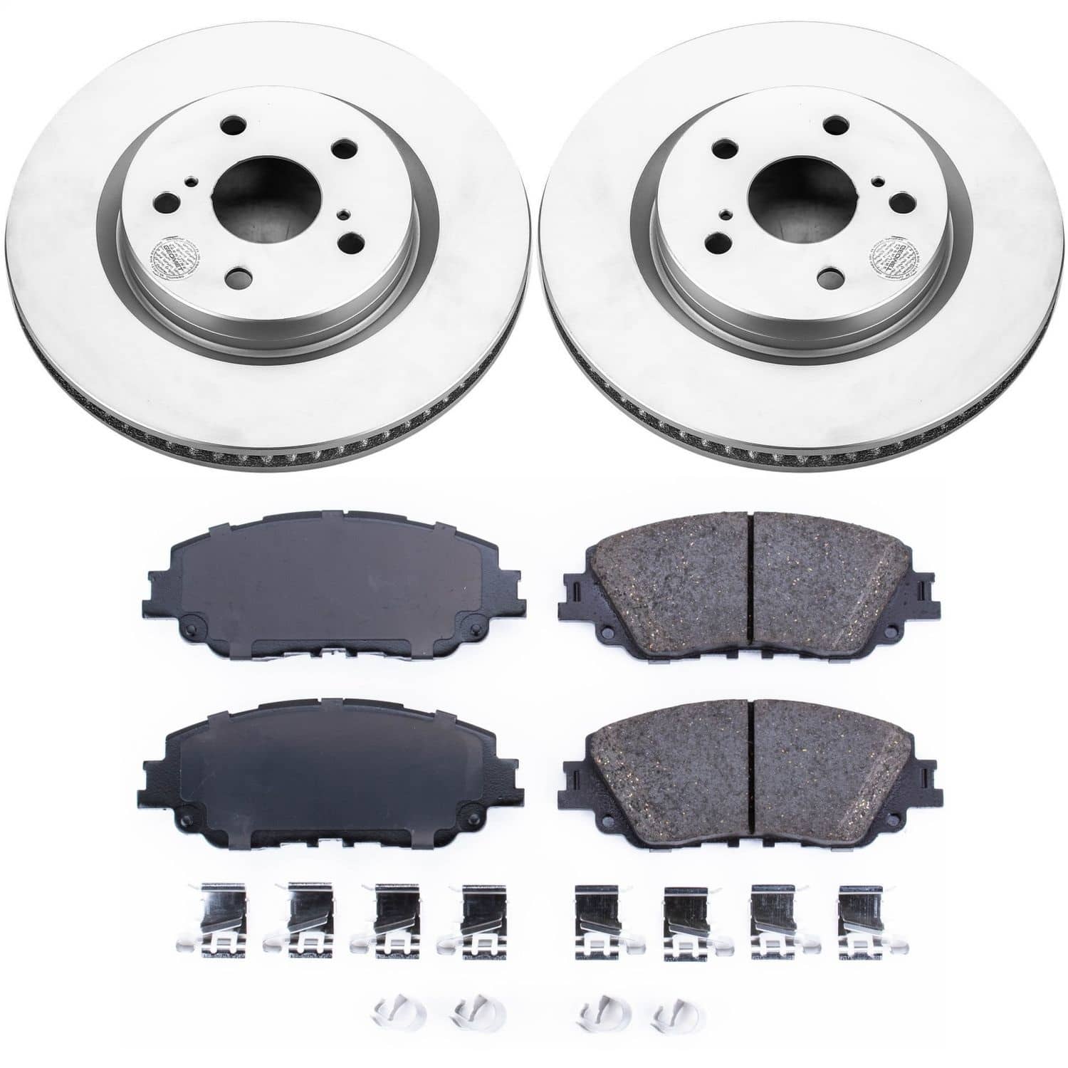 Power Stop - CRK7895 - Front - Disc Brake Pad and Rotor Kit