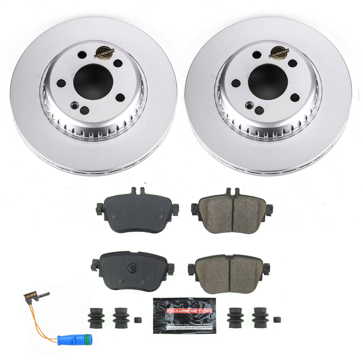 Power Stop - CRK7968 - Rear - Disc Brake Pad and Rotor Kit