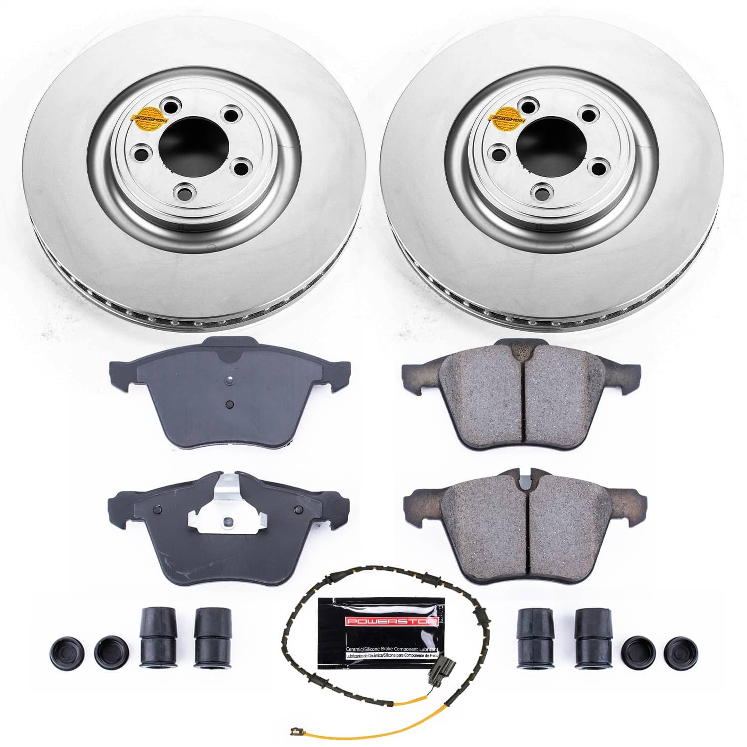 Power Stop - CRK8035 - Front - Disc Brake Pad and Rotor Kit