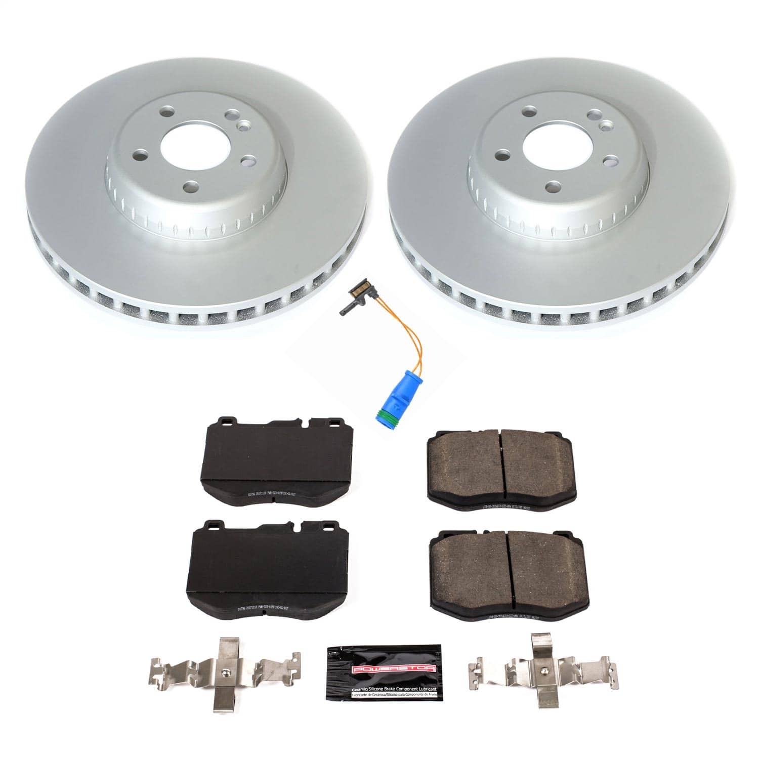 Power Stop - CRK8073 - Front - Disc Brake Pad and Rotor Kit