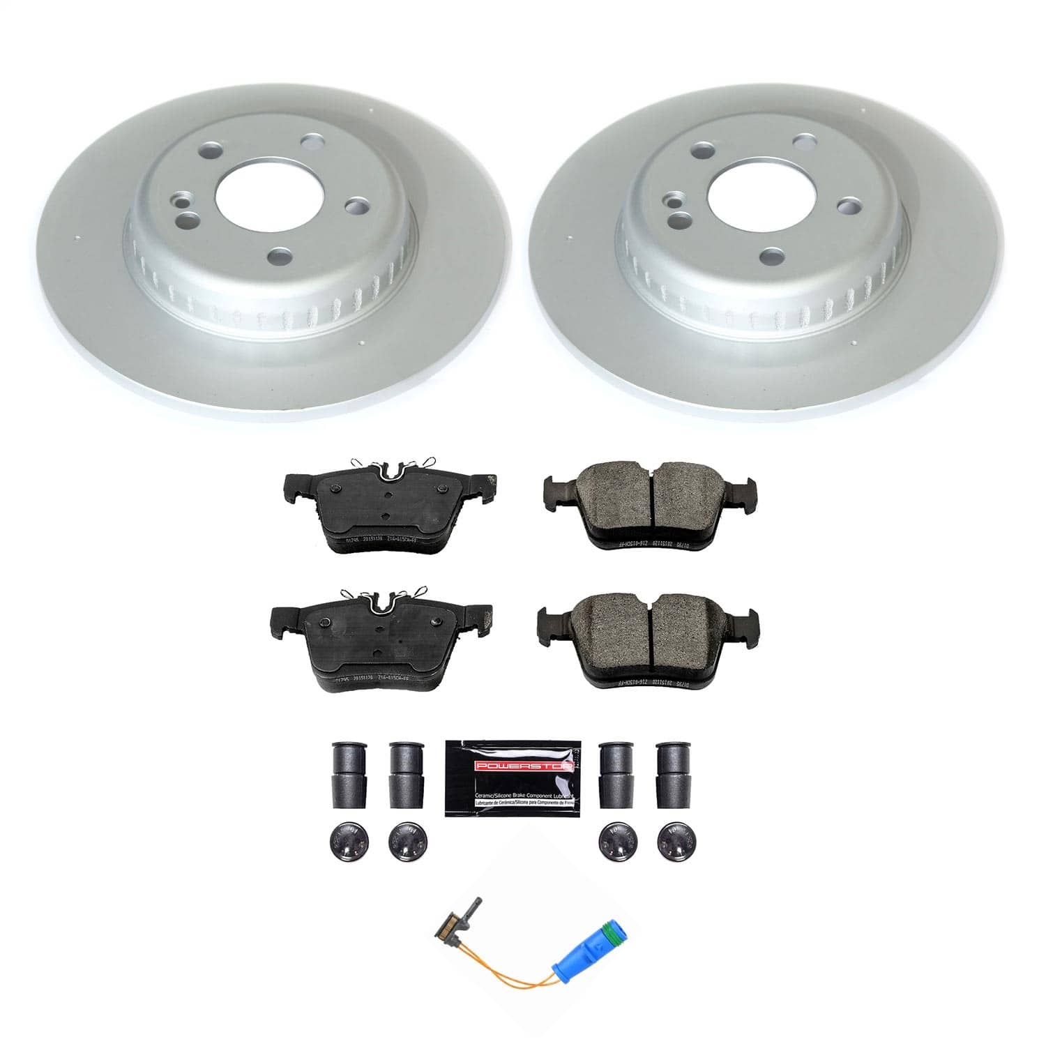 Power Stop - CRK8152 - Rear - Disc Brake Pad and Rotor Kit