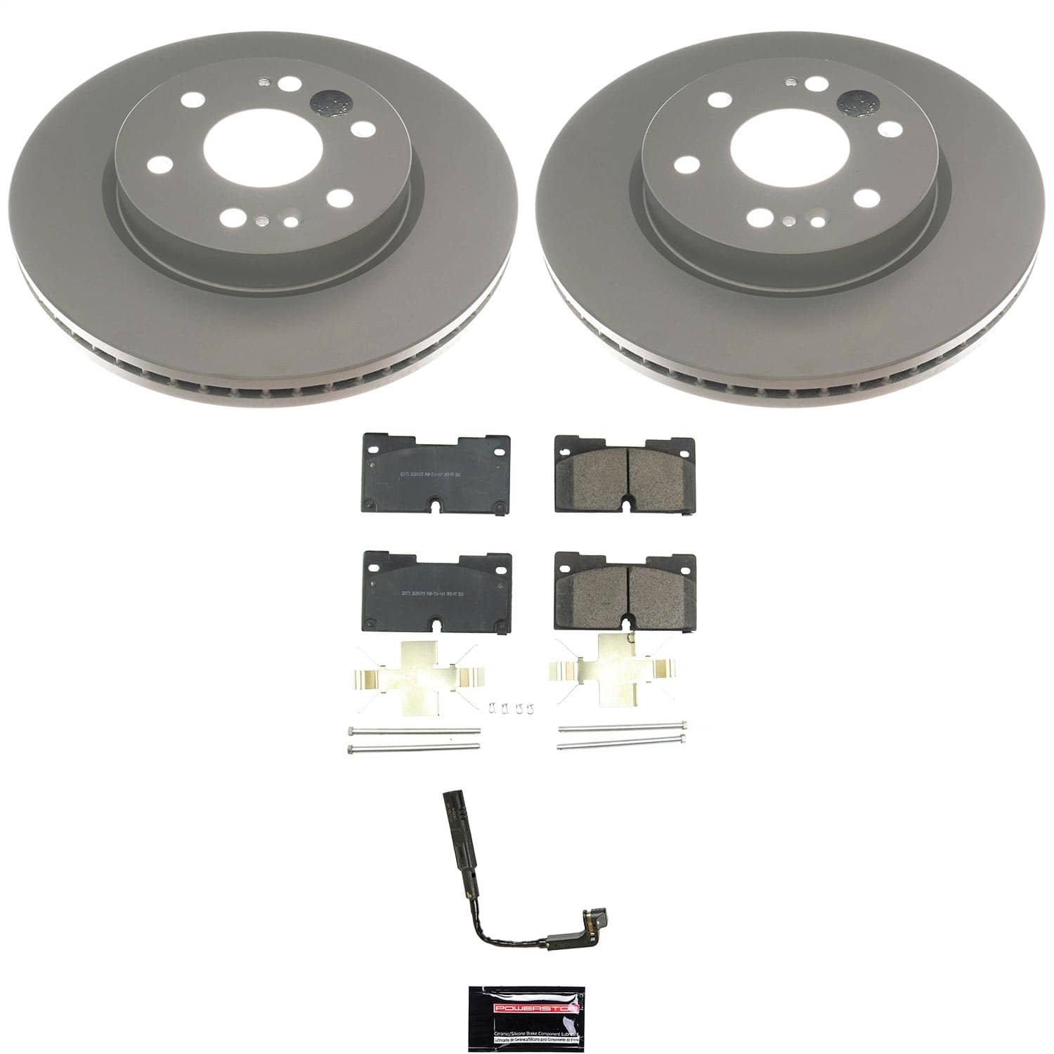 Power Stop - CRK8172 - Front - Disc Brake Pad and Rotor Kit