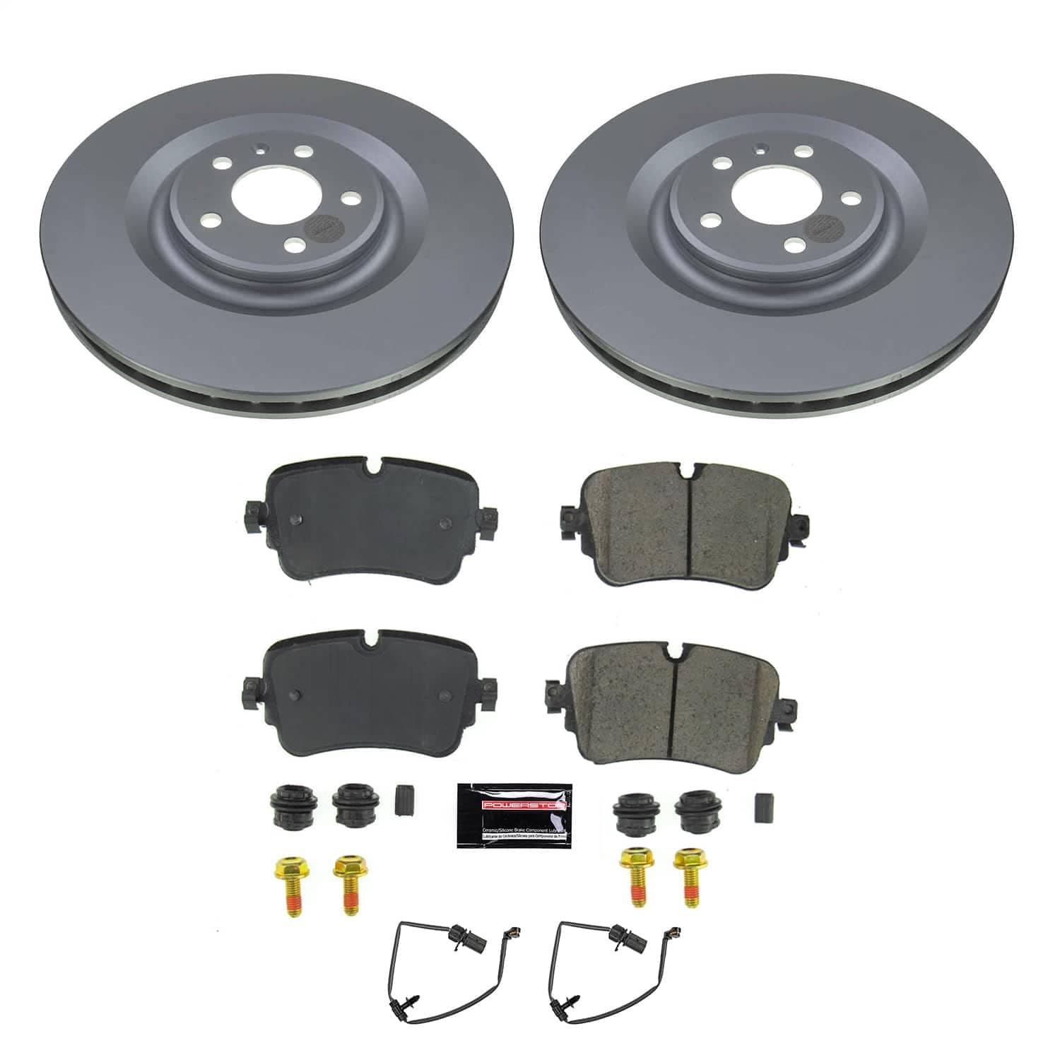 Power Stop - CRK8221 - Rear - Disc Brake Pad and Rotor Kit