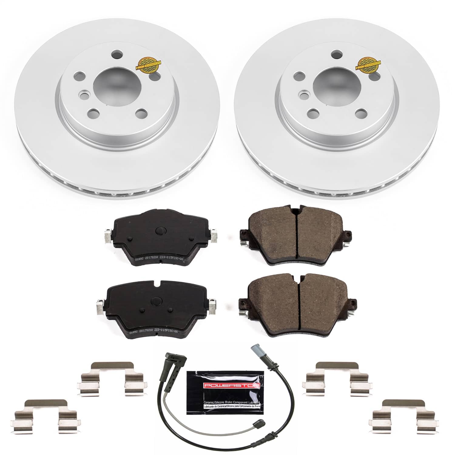 Power Stop - CRK8323 - Front - Disc Brake Pad and Rotor Kit