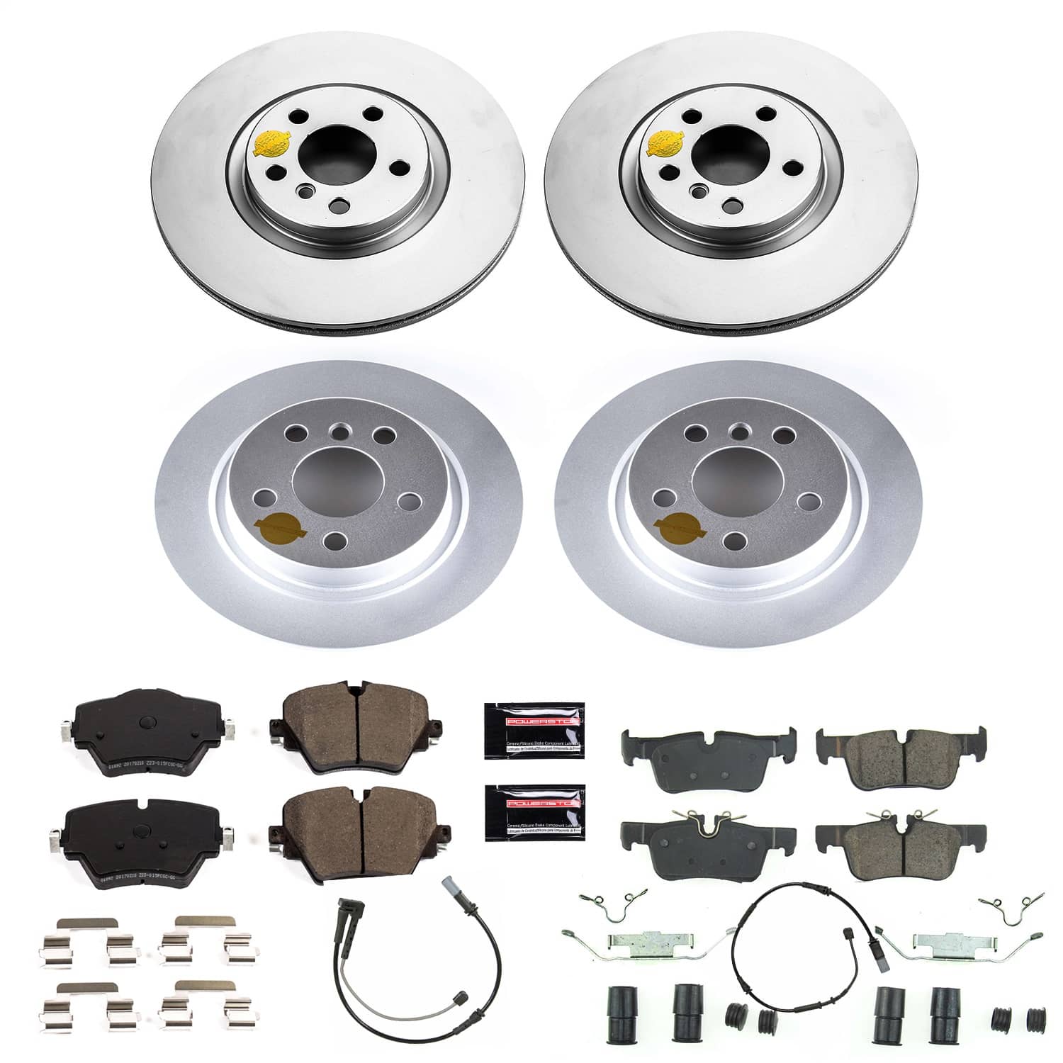 Power Stop - CRK8356 - Front and Rear - Disc Brake Pad and Rotor Kit