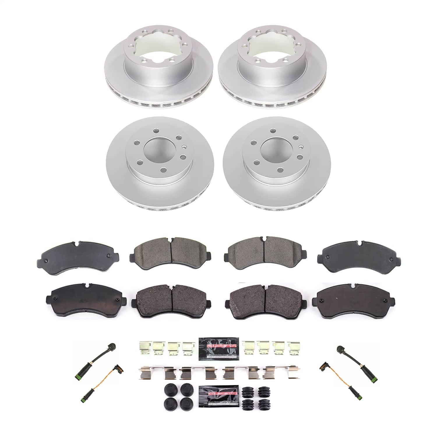 Power Stop - CRK8431 - Rear - Disc Brake Pad and Rotor Kit