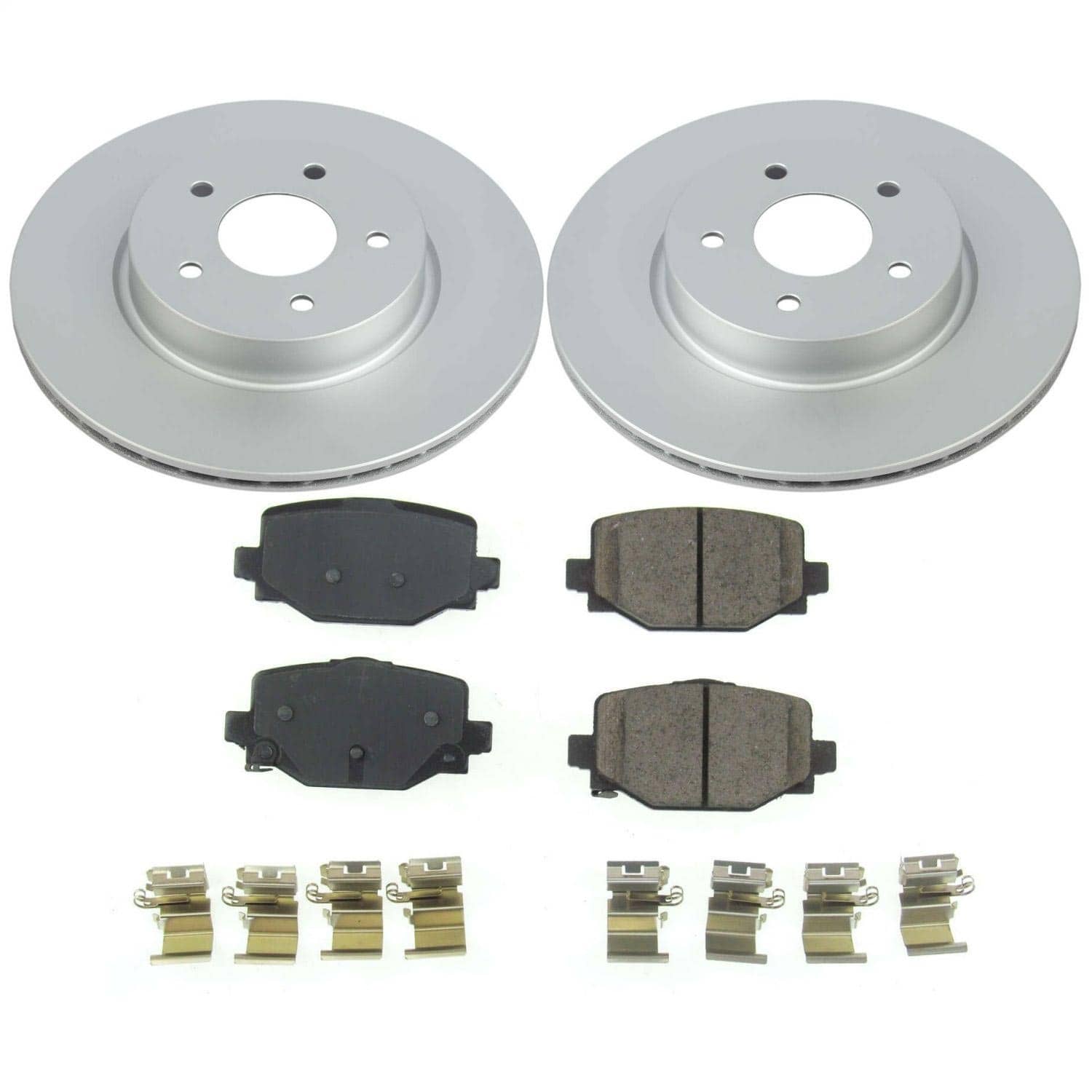 Power Stop - CRK8432 - Rear - Disc Brake Pad and Rotor Kit