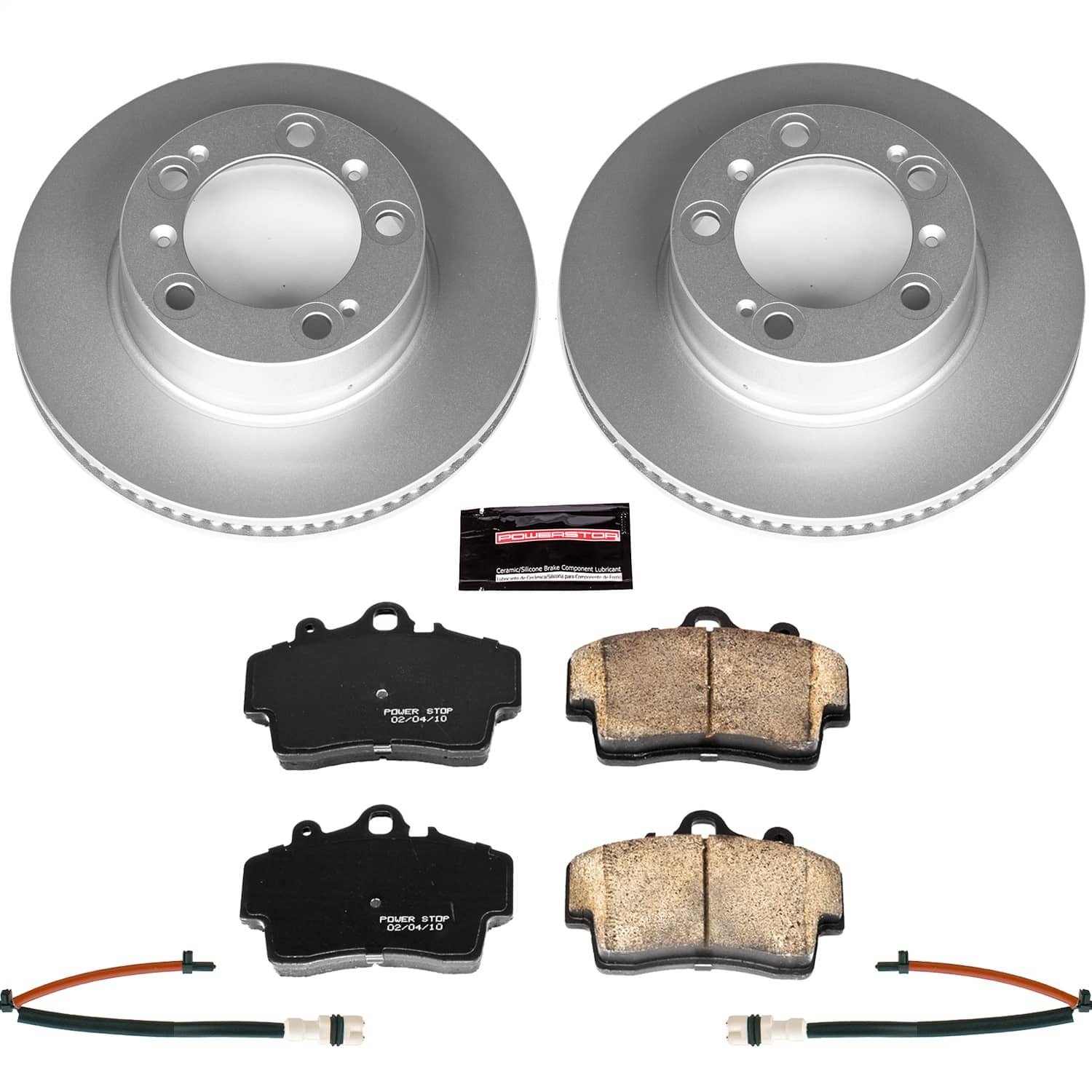 Power Stop - CRK850 - Front - Disc Brake Pad and Rotor Kit