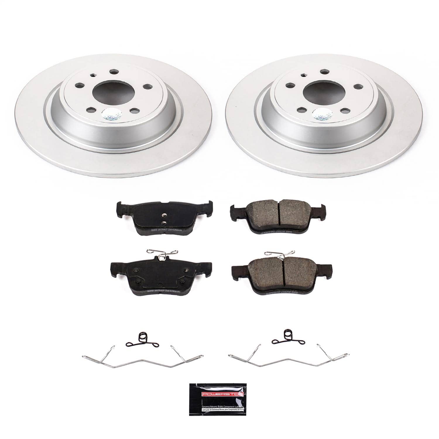 Power Stop - CRK8533 - Rear - Disc Brake Pad and Rotor Kit
