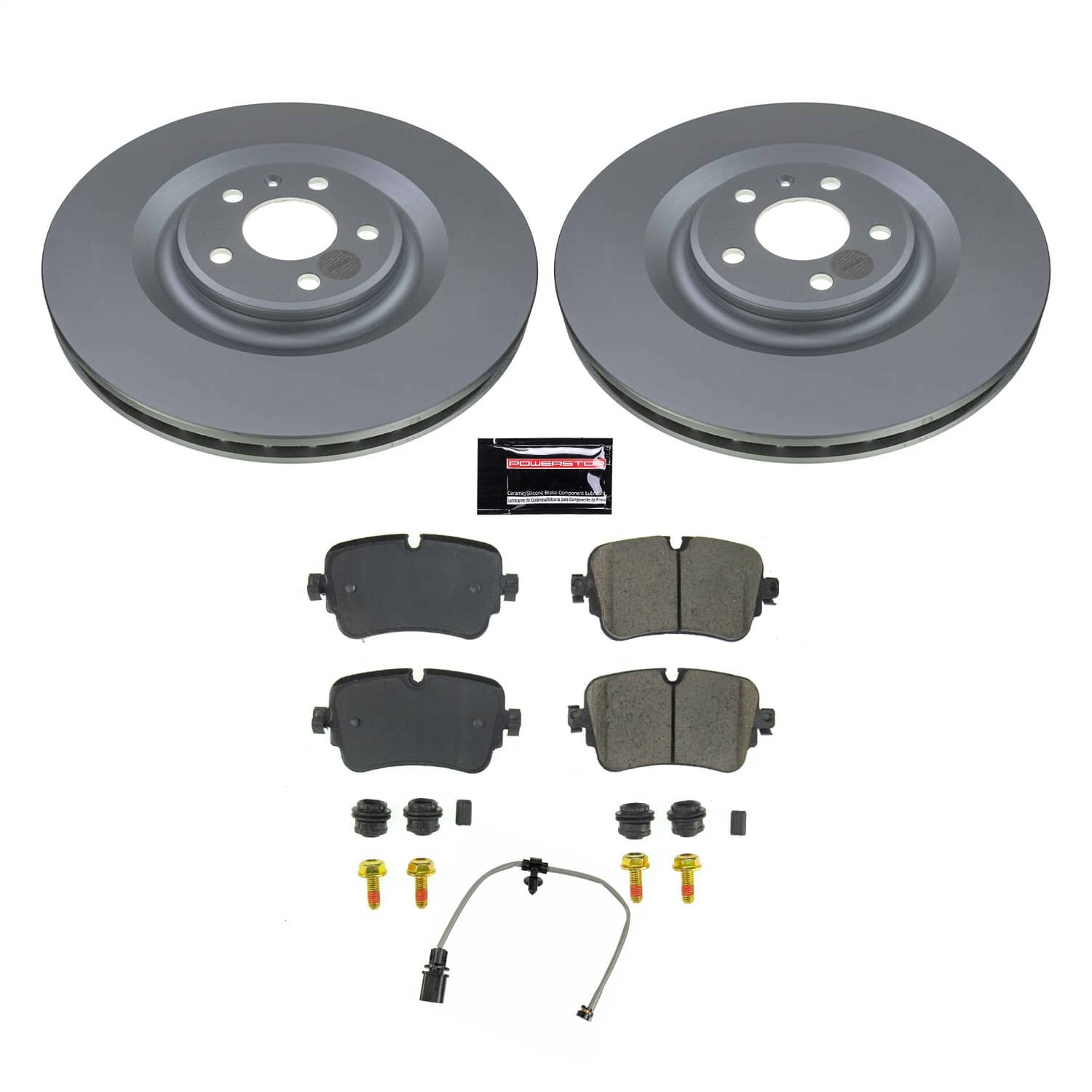 Power Stop - CRK8571 - Rear - Disc Brake Pad and Rotor Kit