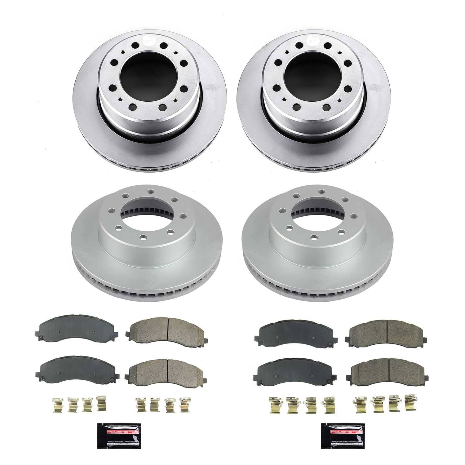 Power Stop - CRK8639 - Front and Rear - Disc Brake Pad and Rotor Kit