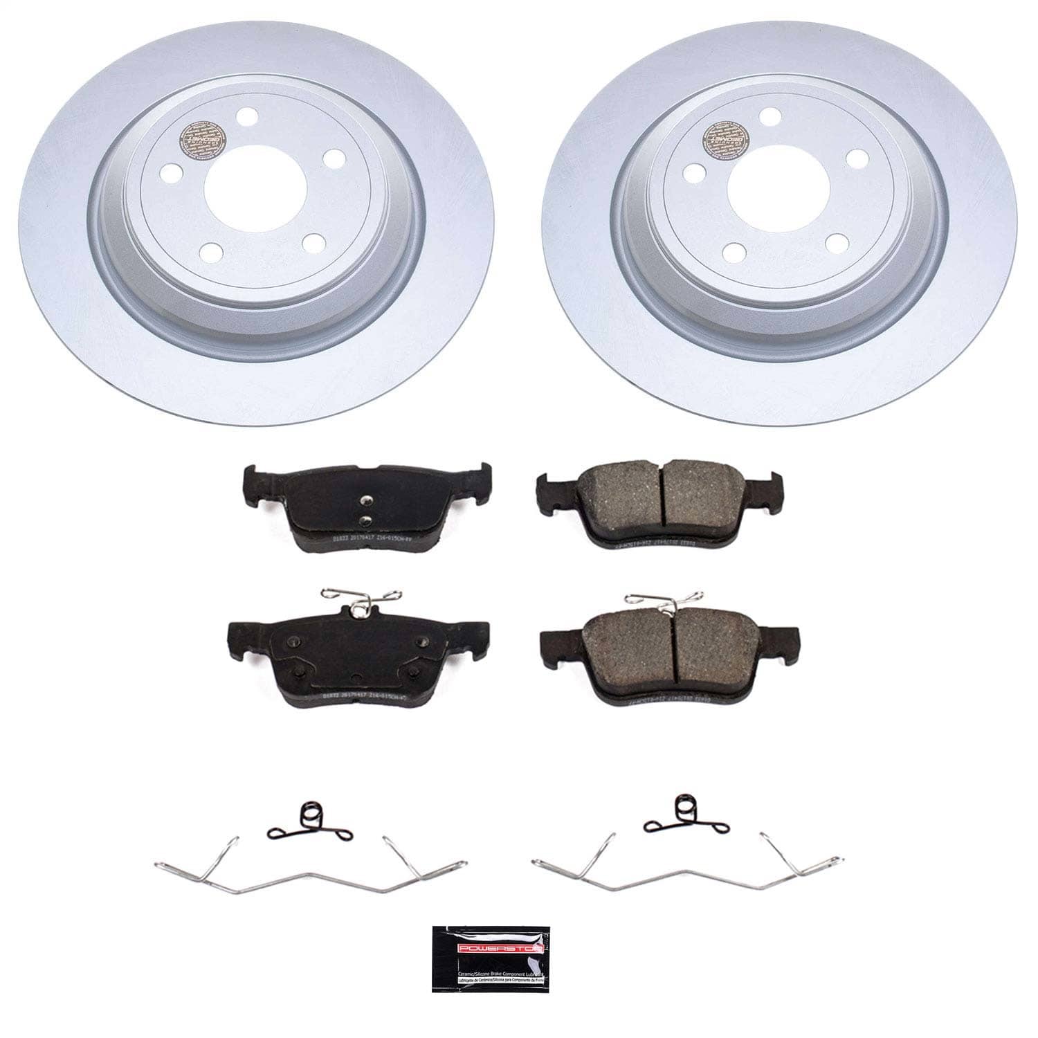 Power Stop - CRK8642 - Rear - Disc Brake Pad and Rotor Kit