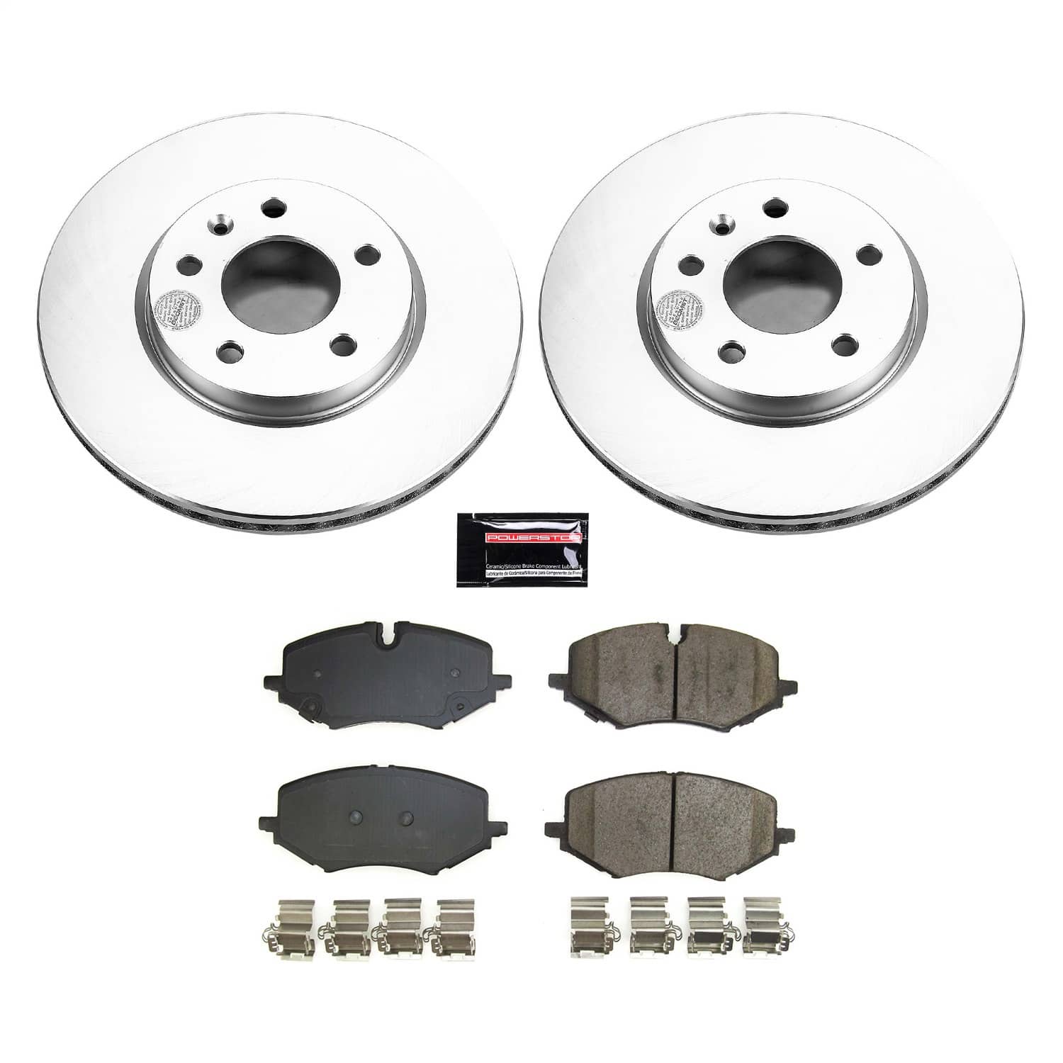 Power Stop - CRK8671 - Front - Disc Brake Pad and Rotor Kit