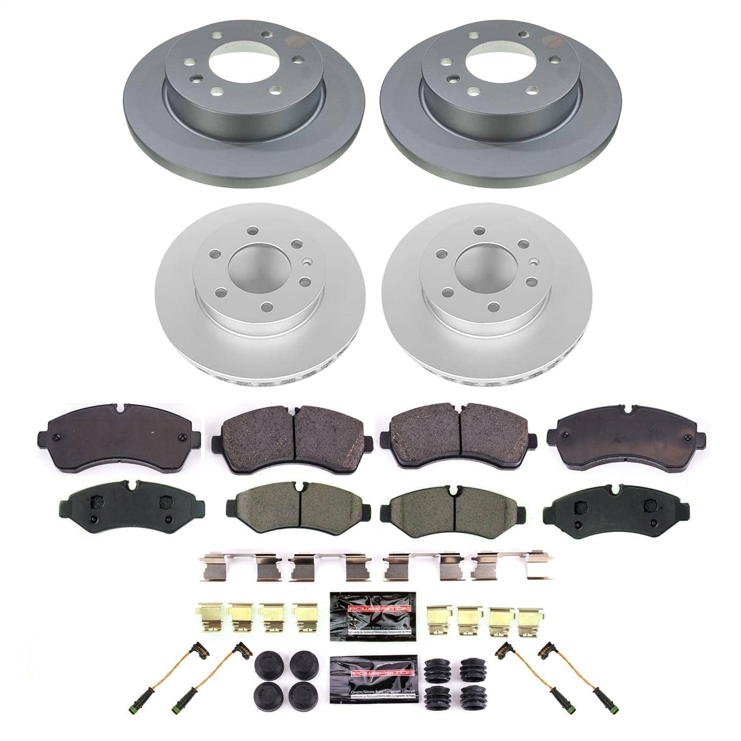 Power Stop - CRK8673 - Front - Disc Brake Pad and Rotor Kit