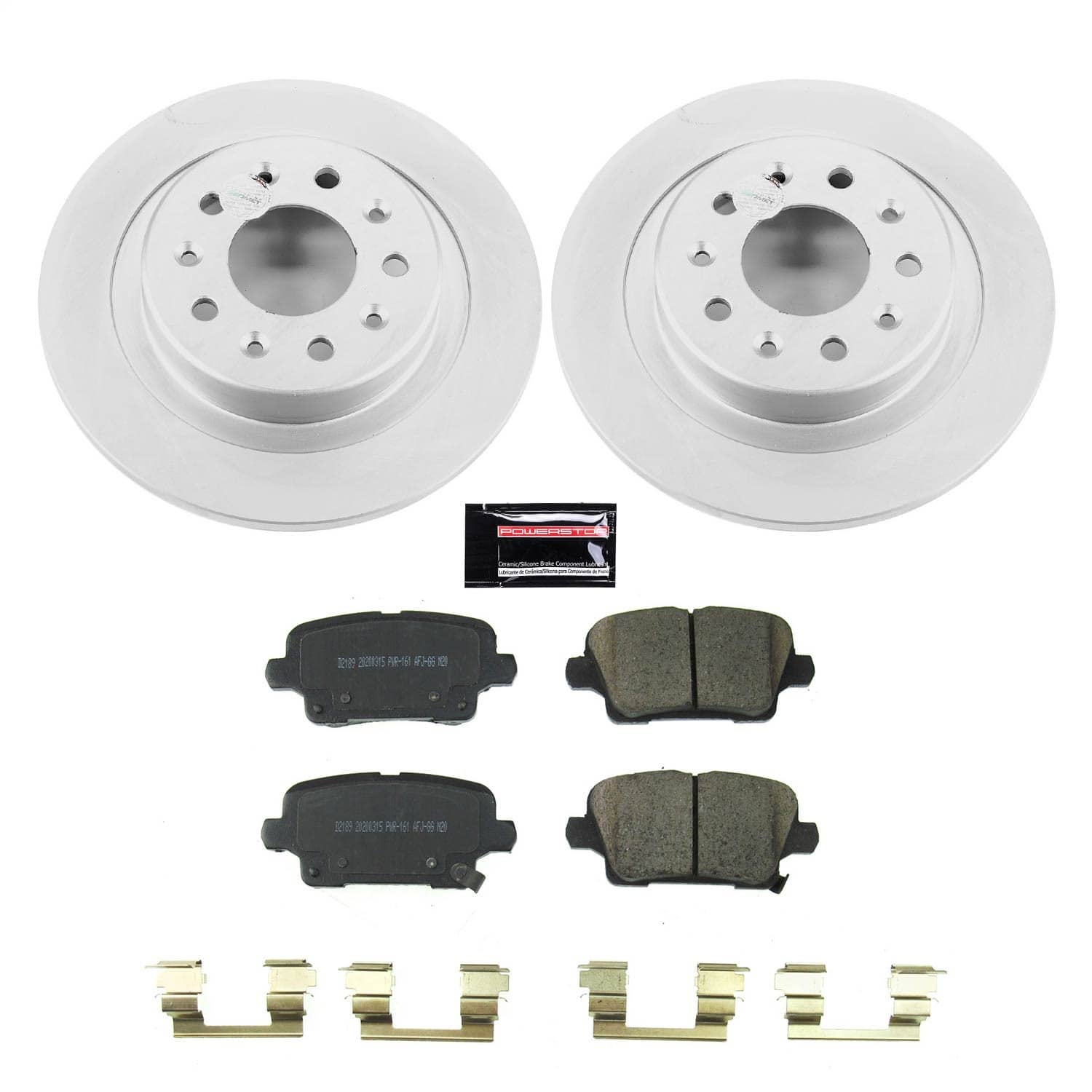 Power Stop - CRK8677 - Rear - Disc Brake Pad and Rotor Kit