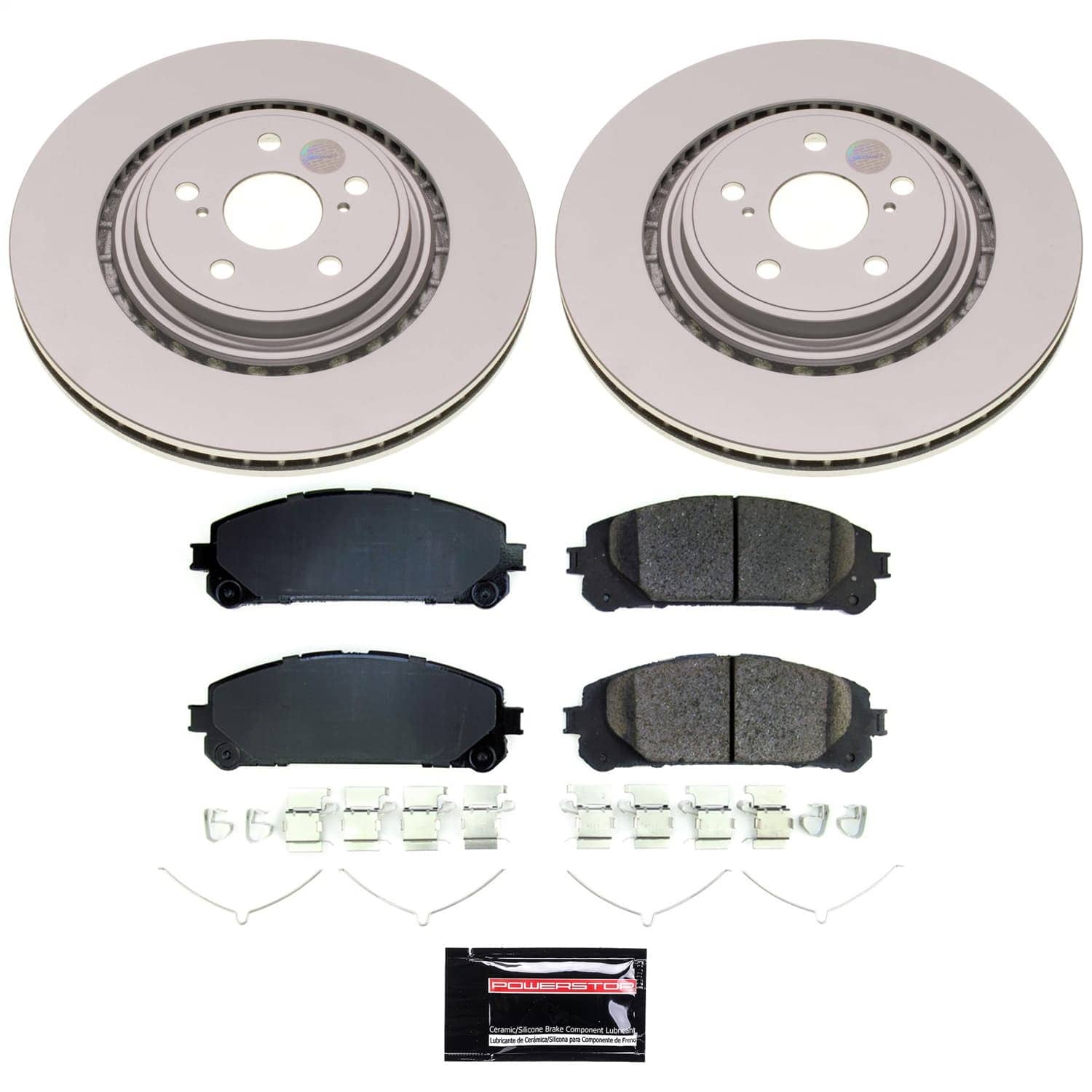Power Stop - CRK8753 - Front - Disc Brake Pad and Rotor Kit