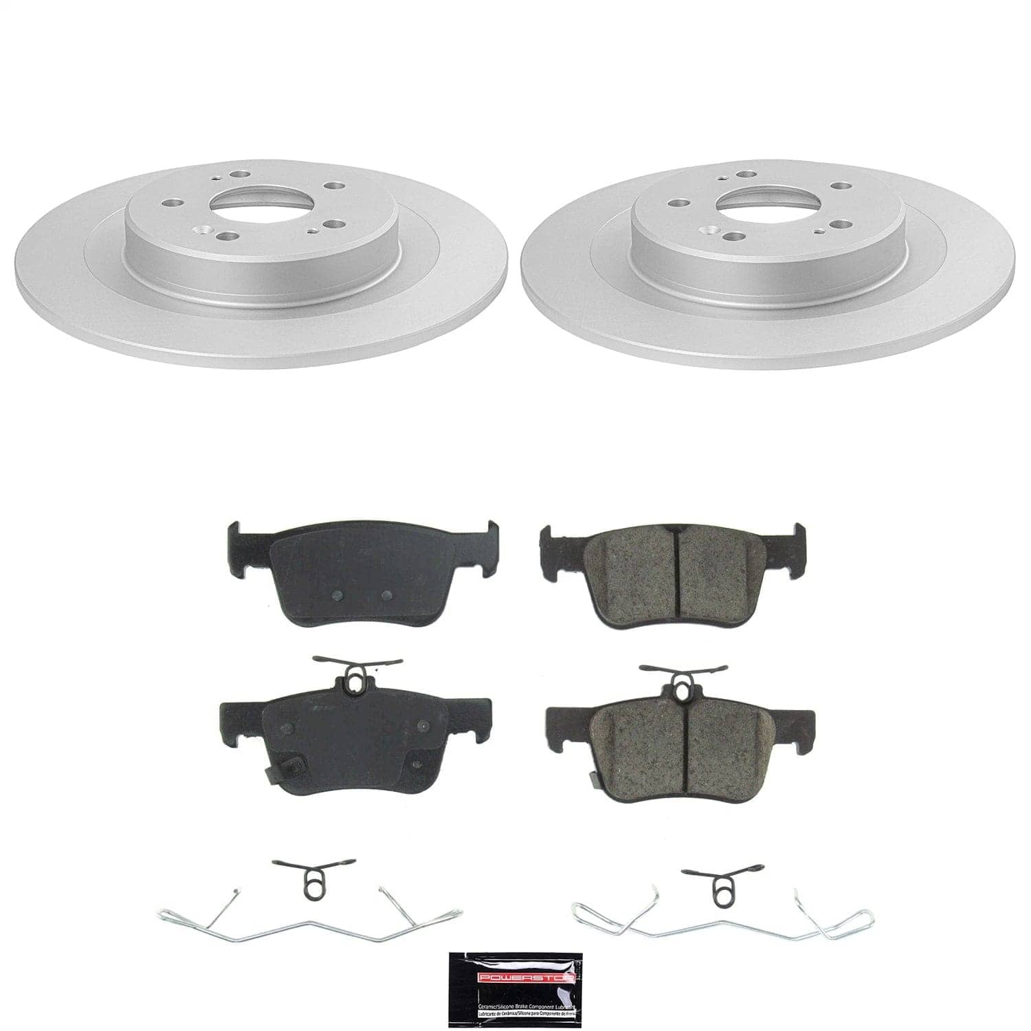 Power Stop - CRK8774 - Rear - Disc Brake Pad and Rotor Kit